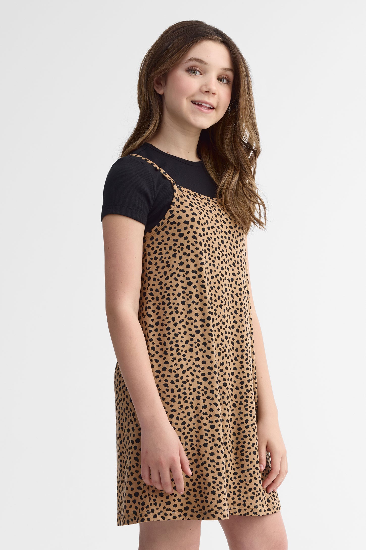 Ensemble robe et t-shirt - Ado fille && NOIR