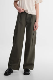 Pantalon cargo extensible 4 sens - Ado fille && KAKI