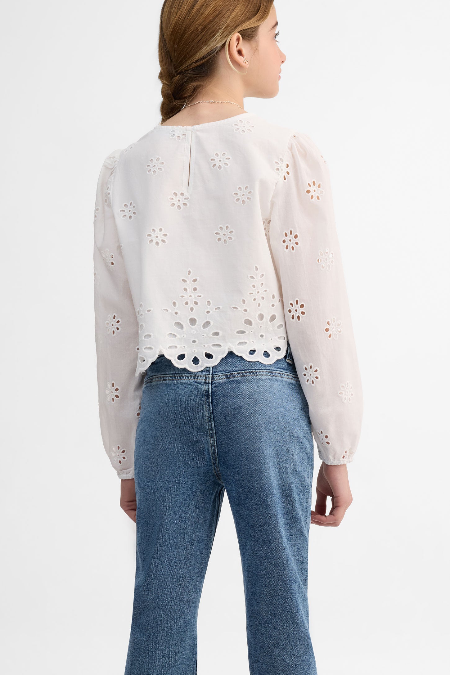 Jeans jambe évasée - Ado fille && DENIM MOYEN
