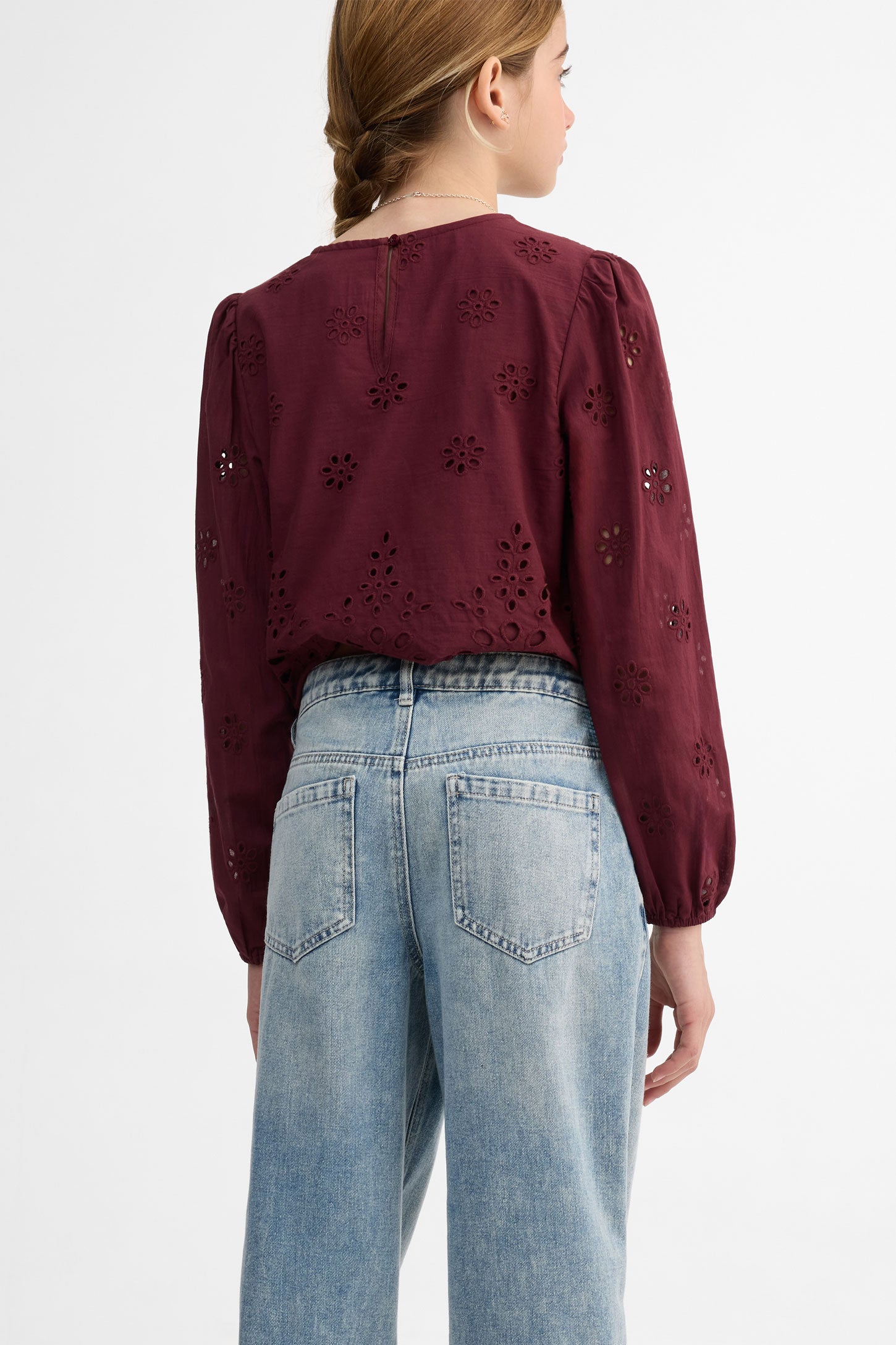Jeans coupe droite - Ado fille && DENIM PALE