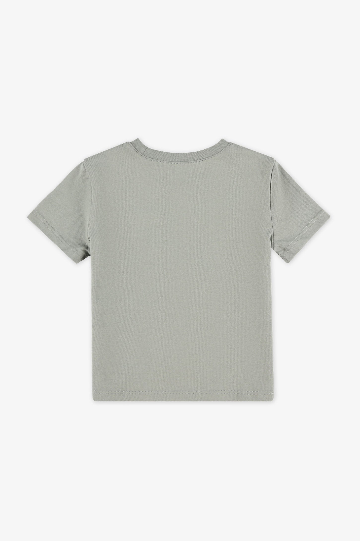 T-shirt col rond coton, 2/15$ - Bébé garçon && VERT