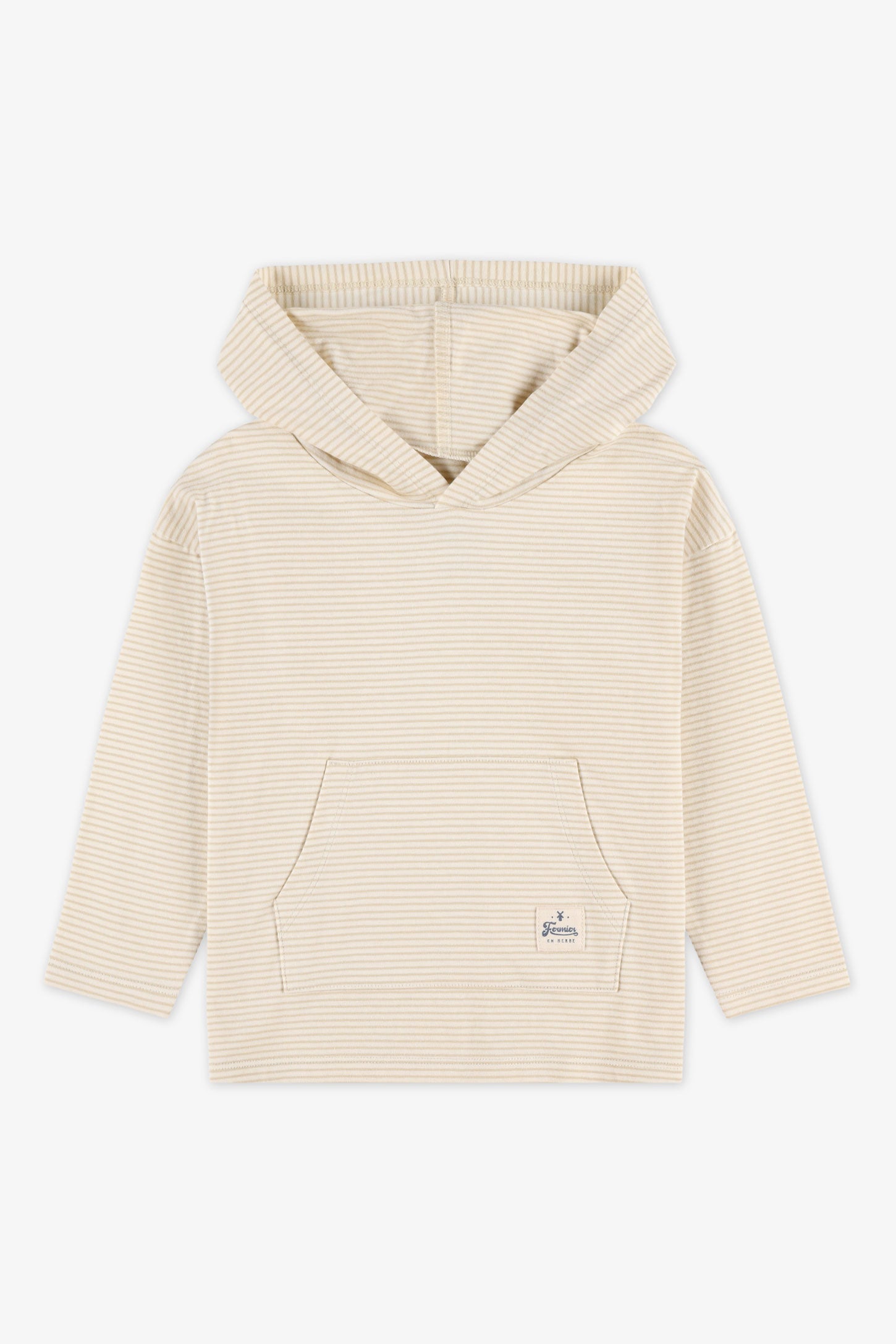 Chandail à capuchon rayé - Bébé garçon && BEIGE/MULTI
