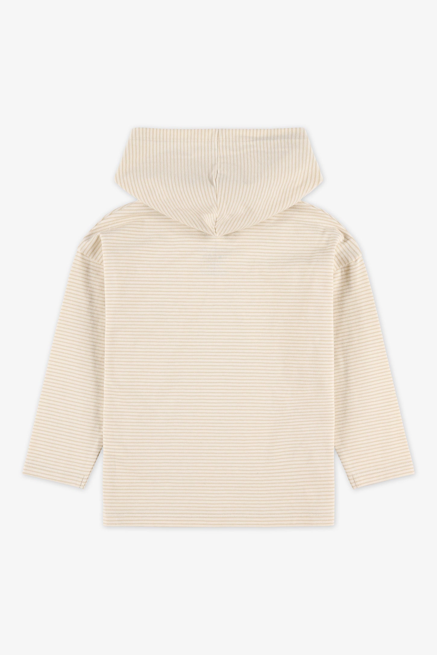 Chandail à capuchon rayé - Bébé garçon && BEIGE/MULTI