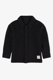 Chemise manches longues - Enfant garçon && NOIR