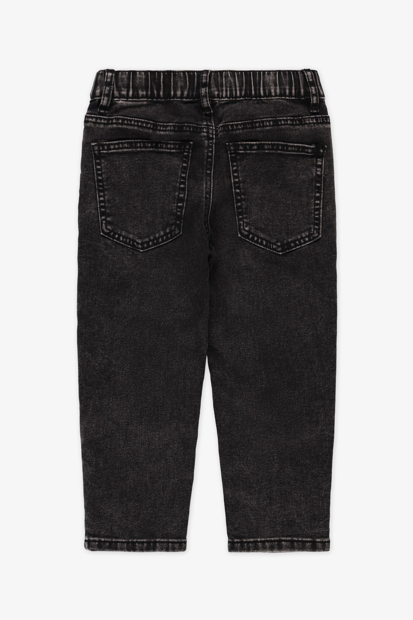 Jeans coupe droite - Enfant garçon && DENIM NOIR