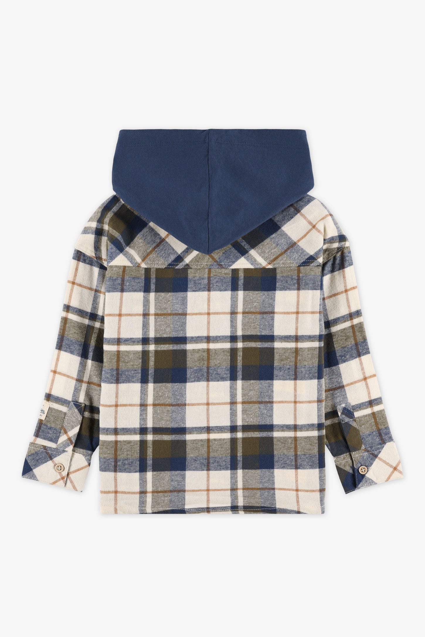 Chemise à capuchon en flanelle - Enfant garçon && BEIGE/MULTI
