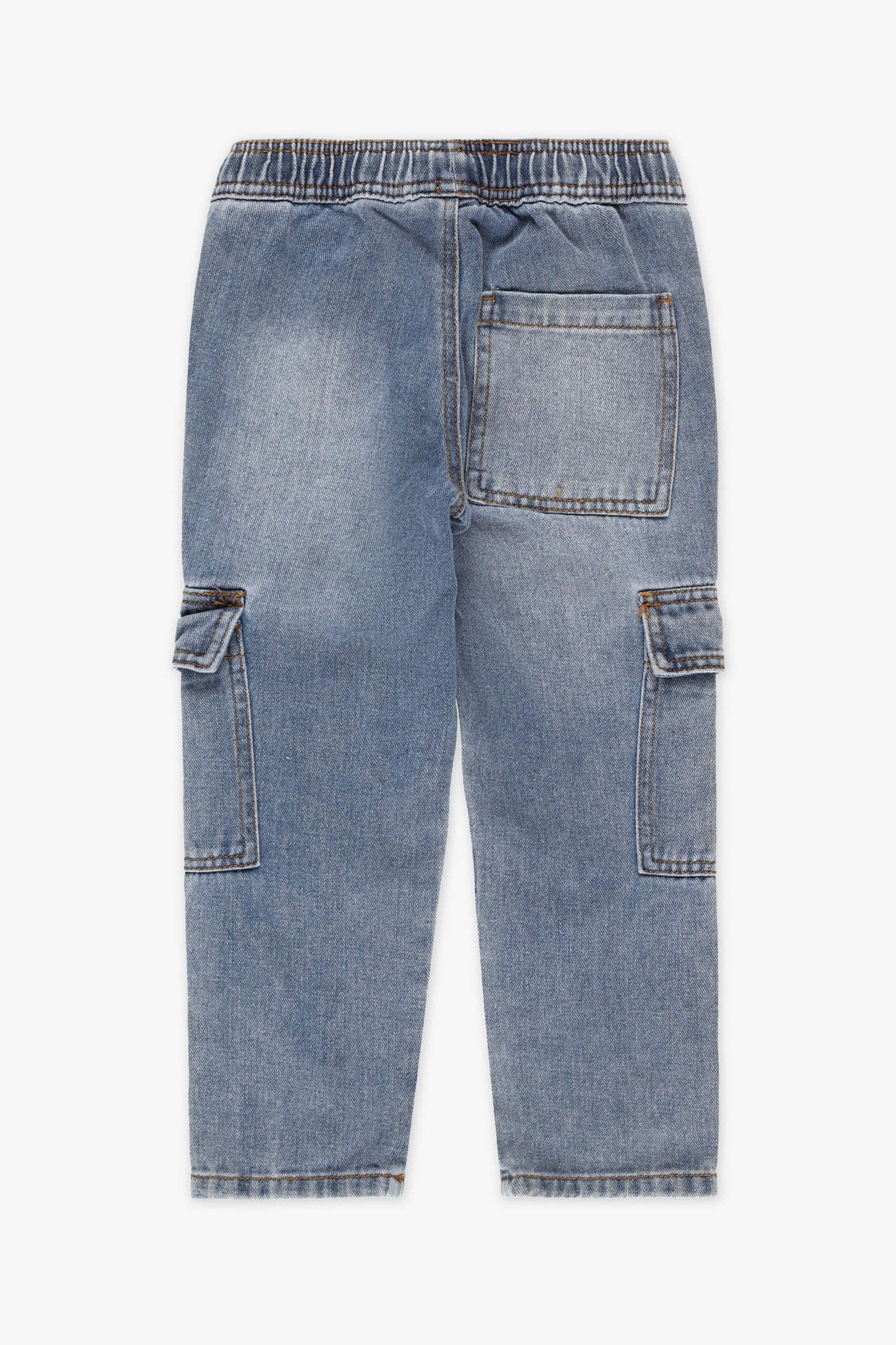 Jeans cargo - Enfant garçon && DENIM PALE