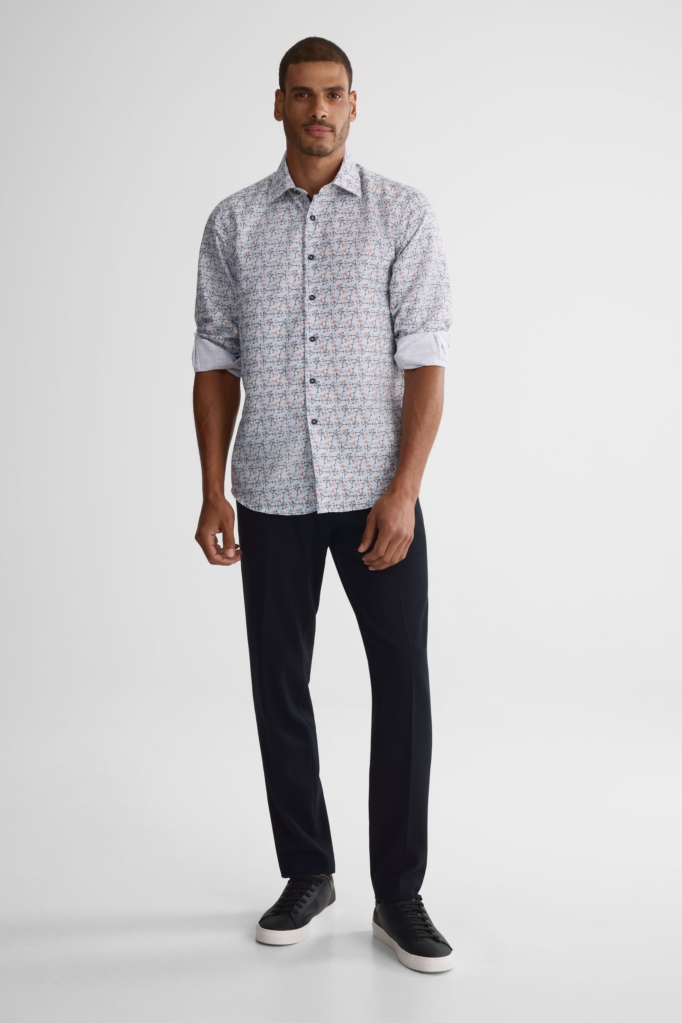 Chemise coupe ajustée - Homme && MULTICOLORE