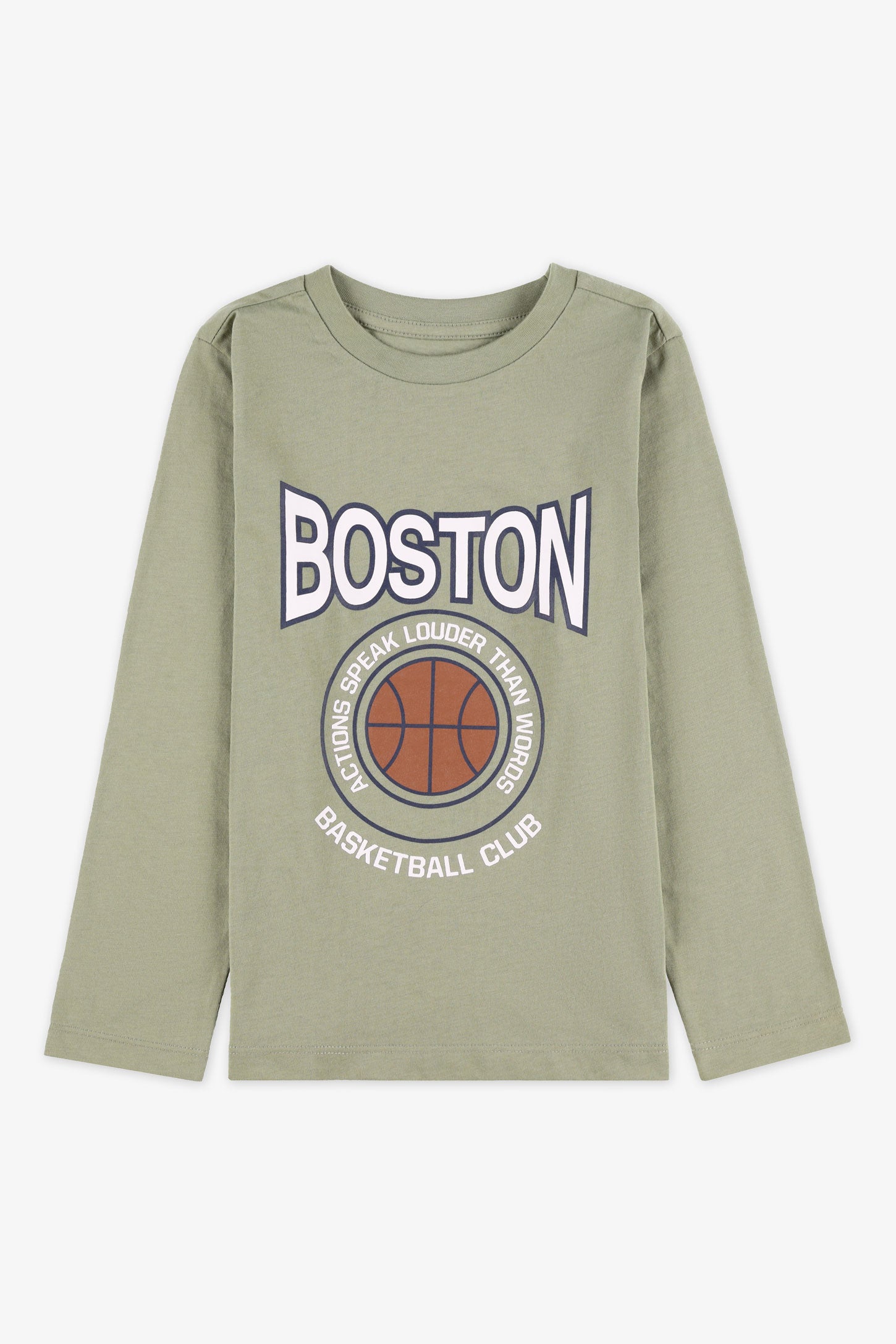 Chandail manches longues, 2/20$ - Enfant garçon && KAKI