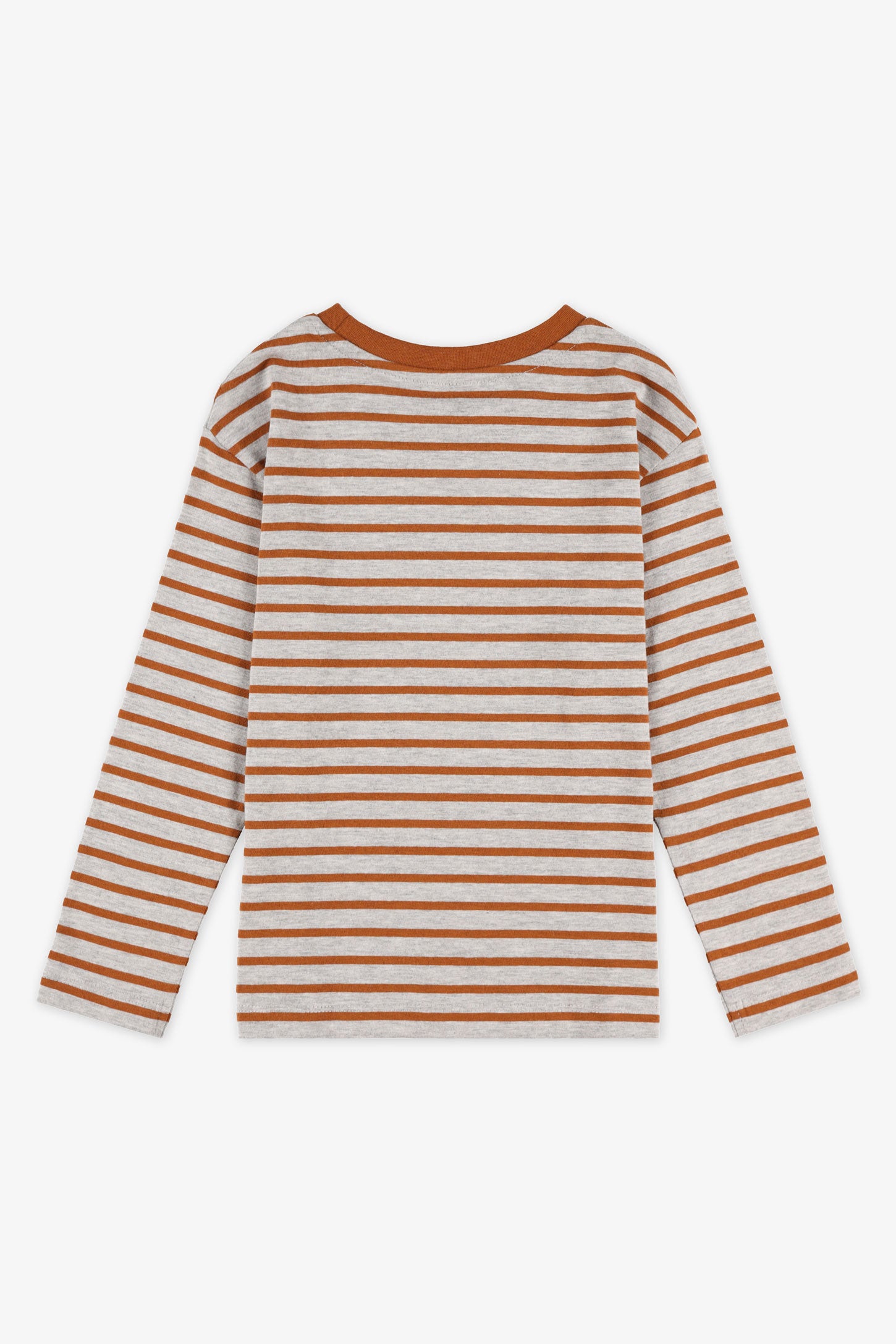 Chandail manches longues coton, 2/20$ - Enfant garçon && GRIS MIXTE