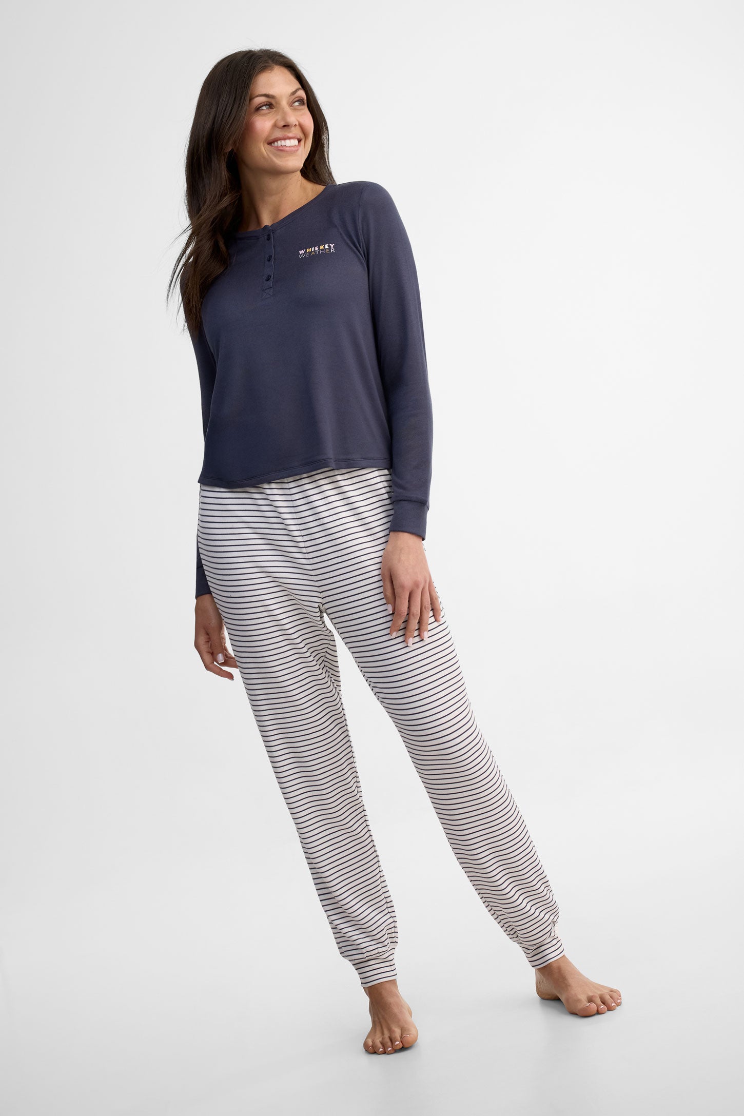 Pyjama 2 pièces - Femme && MARIN