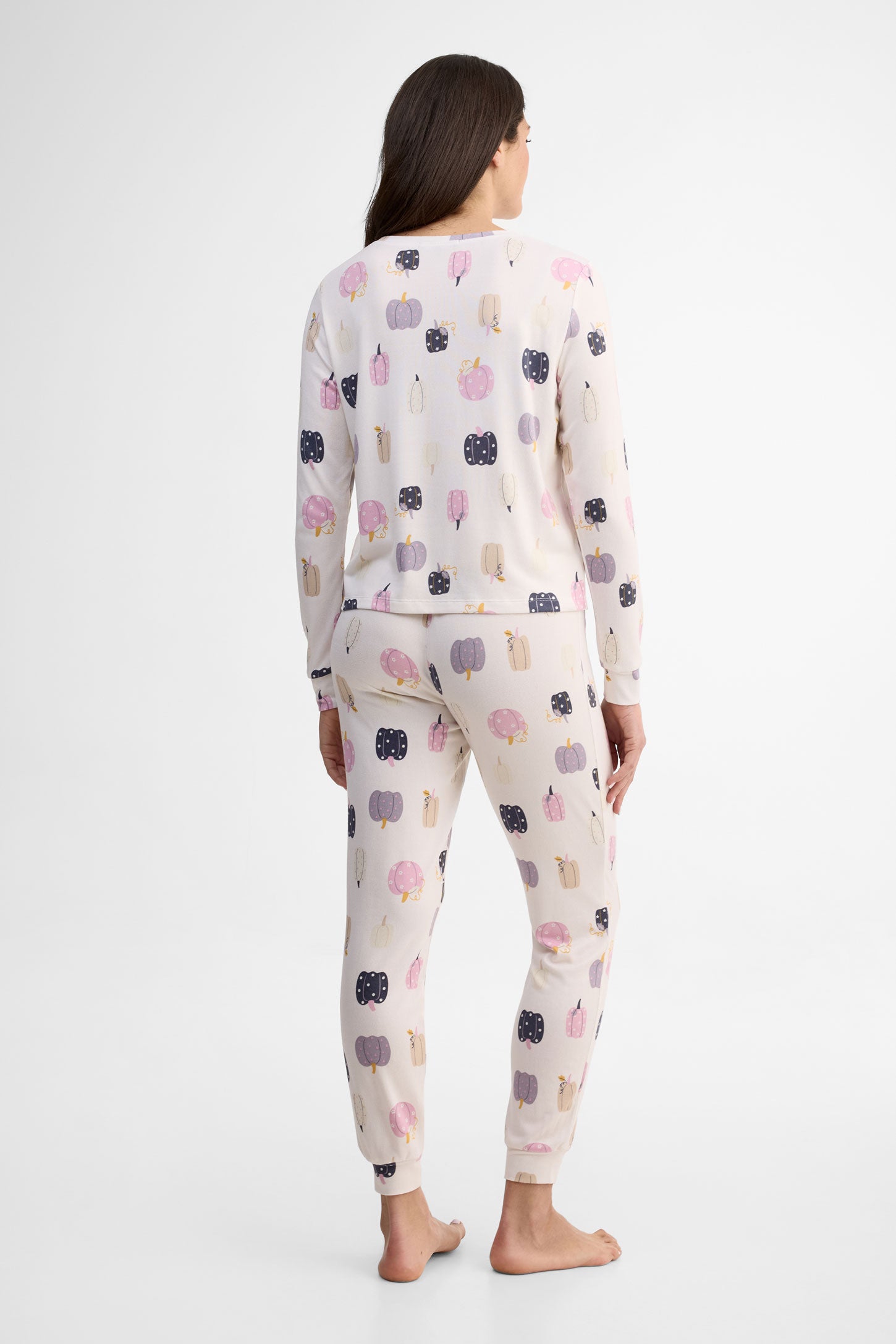 Pyjama 2 pièces - Femme && BLANC CASSÉ/MULTI