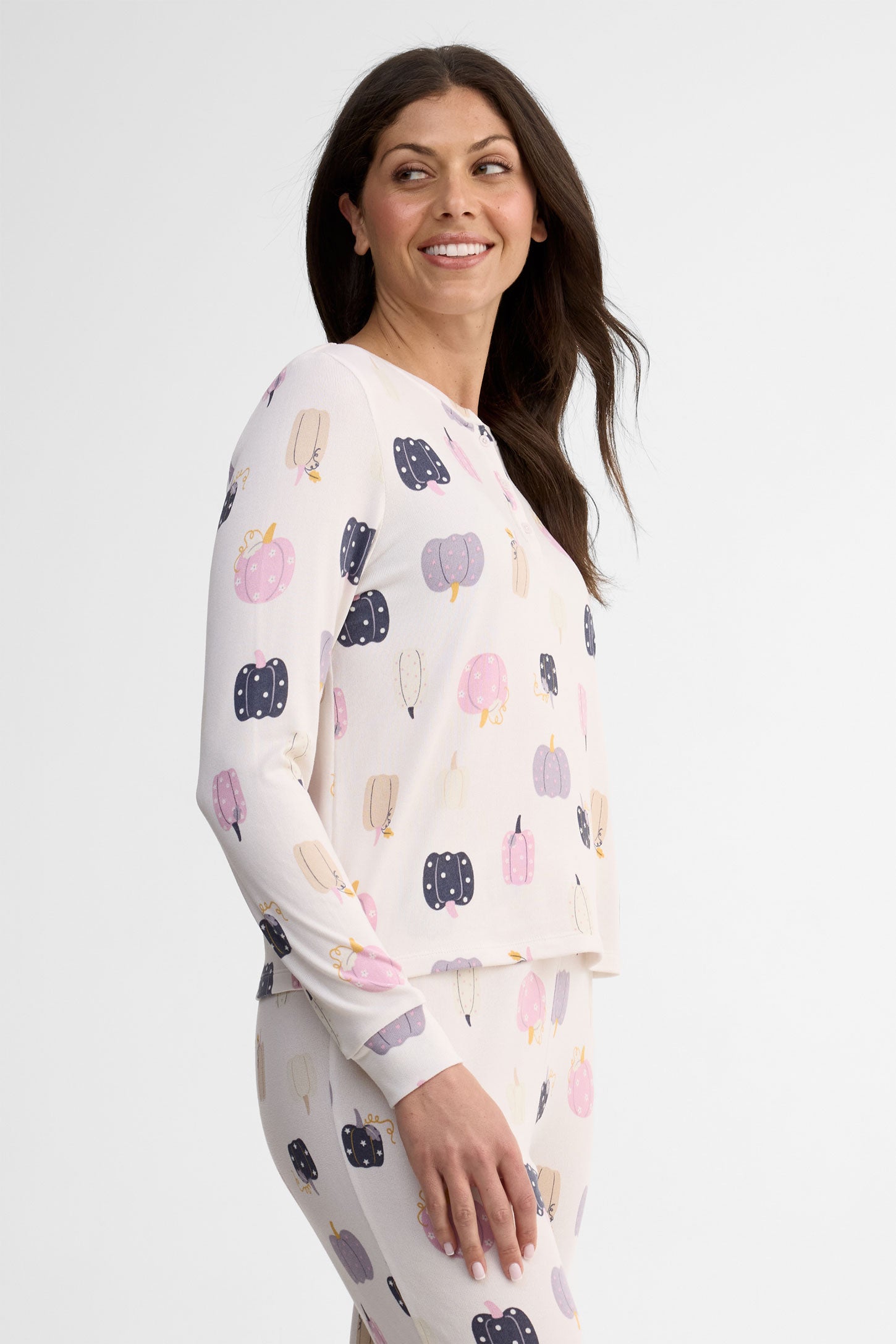 Pyjama 2 pièces - Femme && BLANC CASSÉ/MULTI