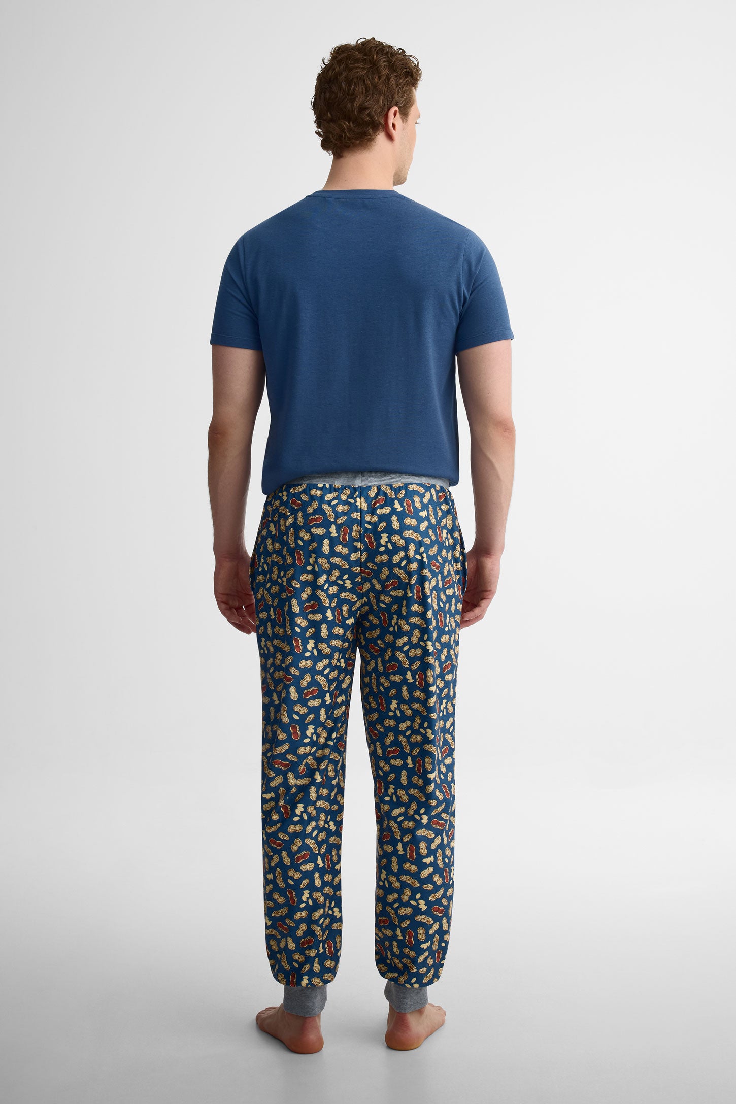Pantalon jogger pyjama, 2/40$ - Homme && BLEU MULTI