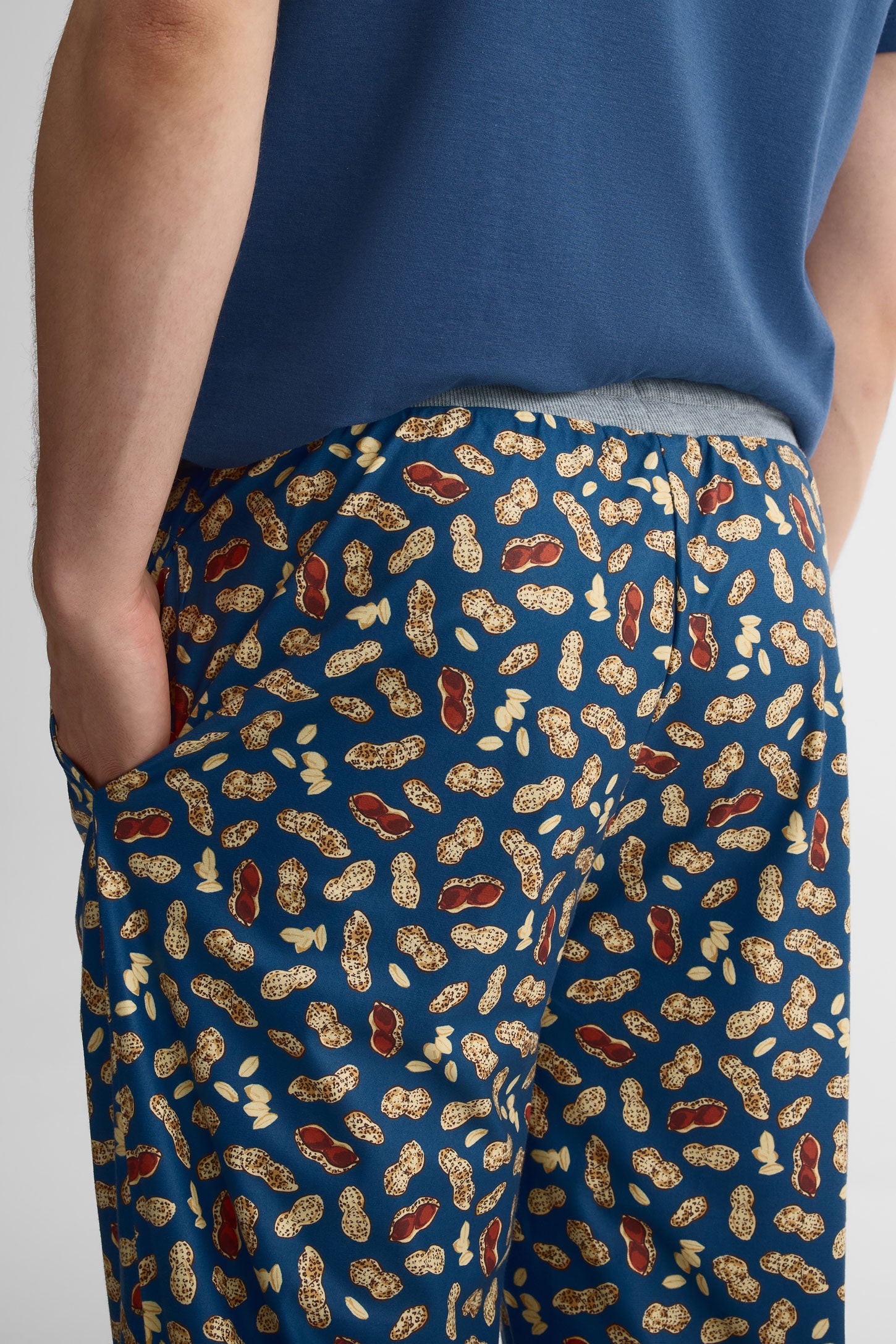 Pantalon jogger pyjama, 2/40$ - Homme && BLEU MULTI