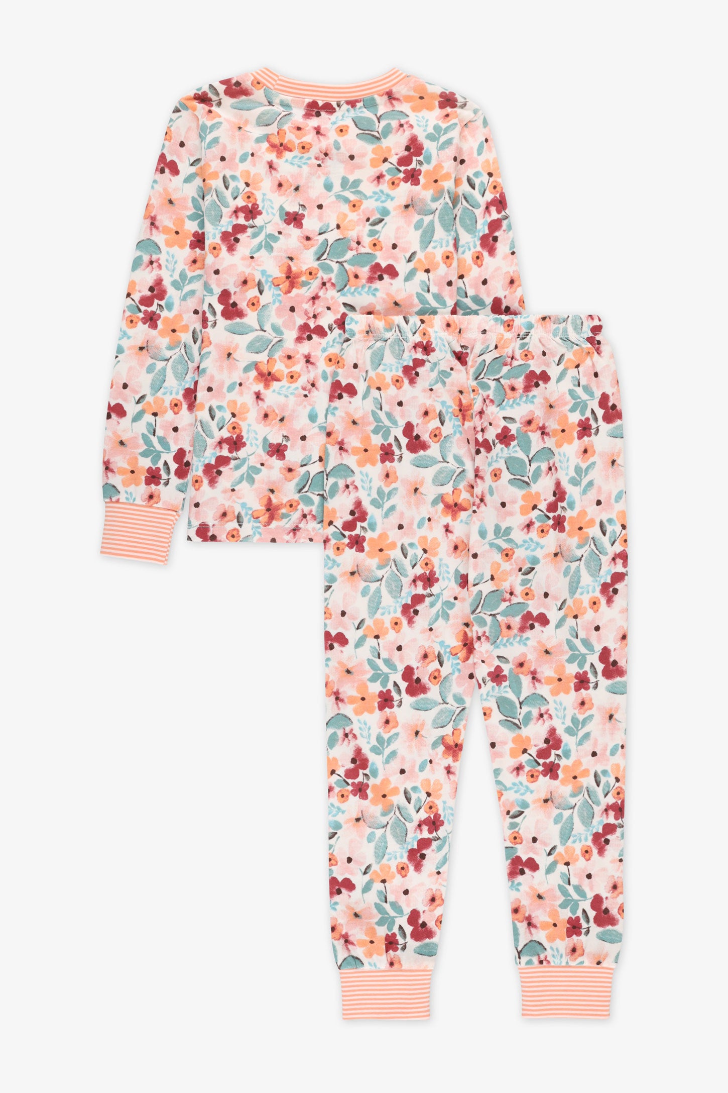 Ensemble pyjama 2-pièces, 2/35$ - Enfant fille && ROSE MULTI