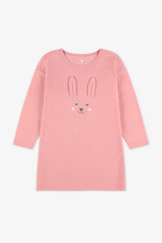Robe de nuit manches longues - Enfant fille && ROSE