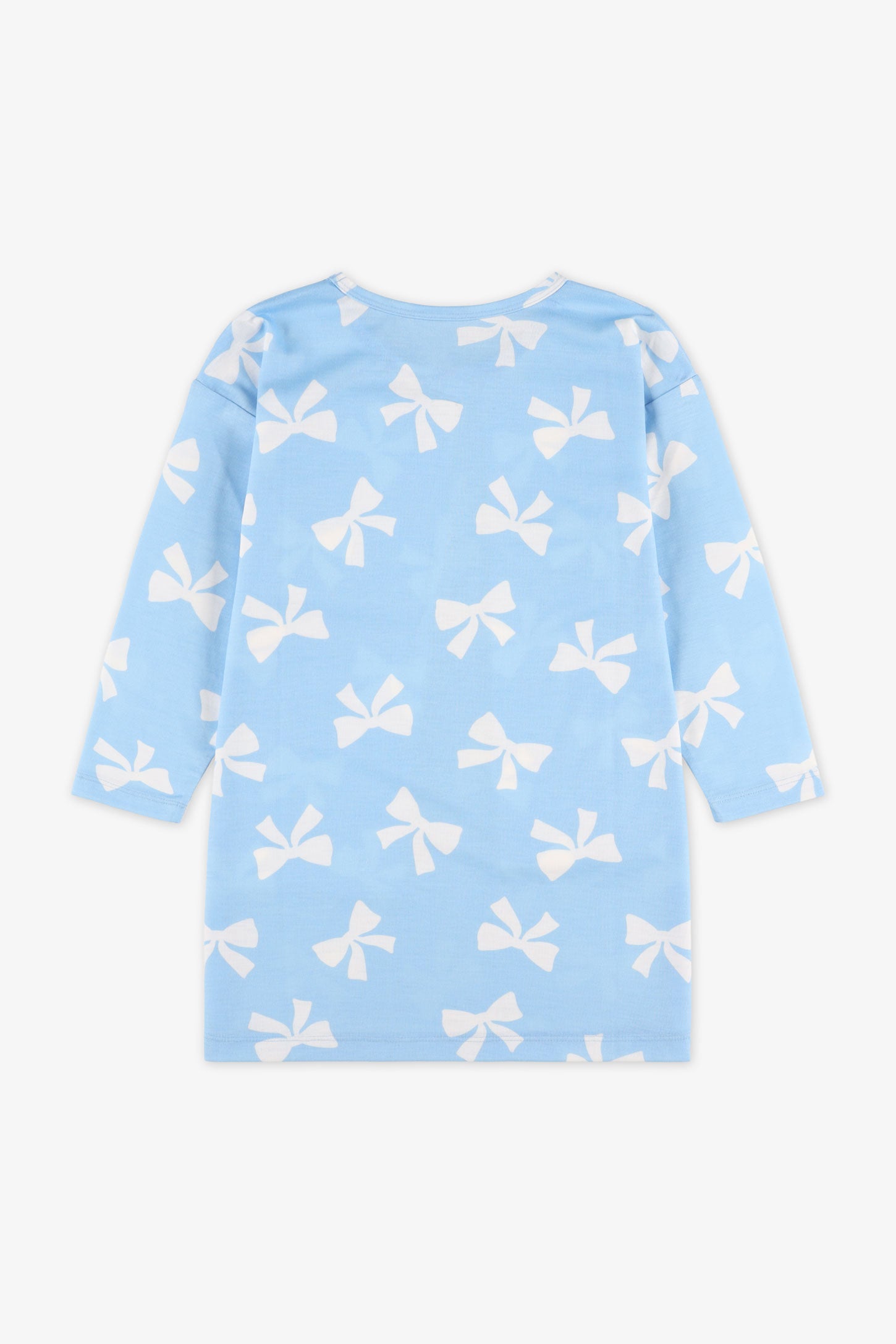 Robe de nuit manches longues - Enfant fille && BLEU MULTI