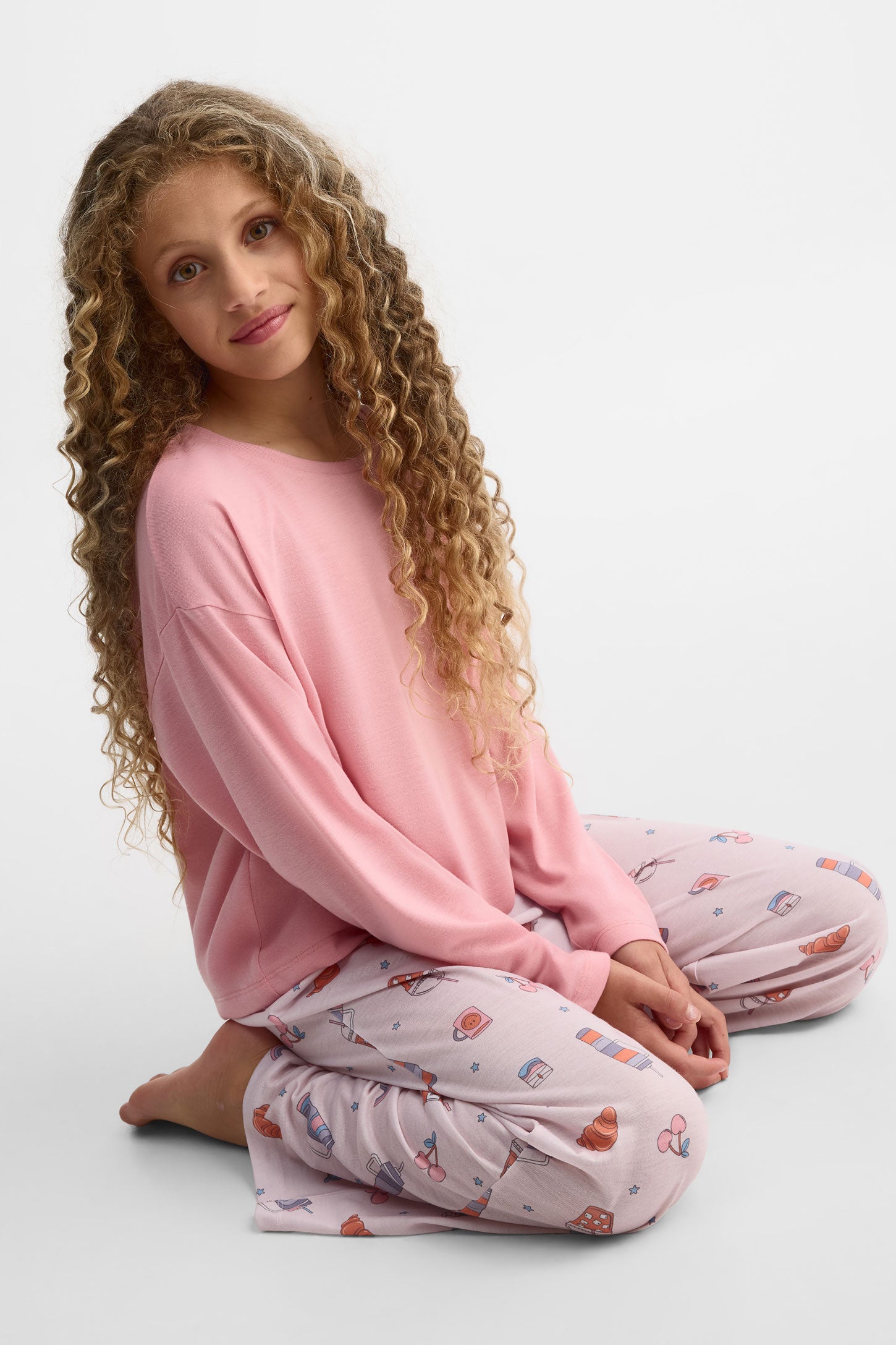 Ensemble pyjama 2 pièces 2/40$ – Ado fille && ROSE