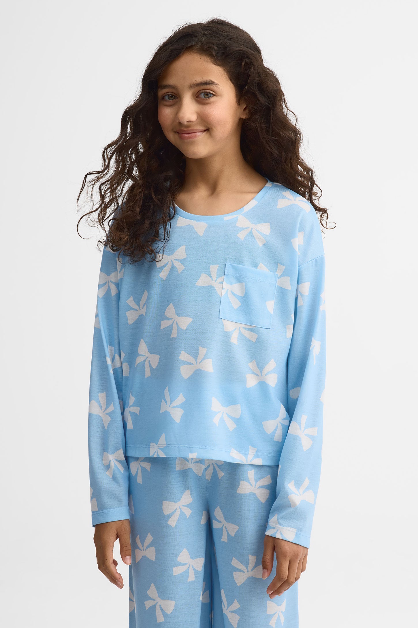 Ensemble pyjama 2 pièces 2/40$ – Ado fille && BLEU MULTI