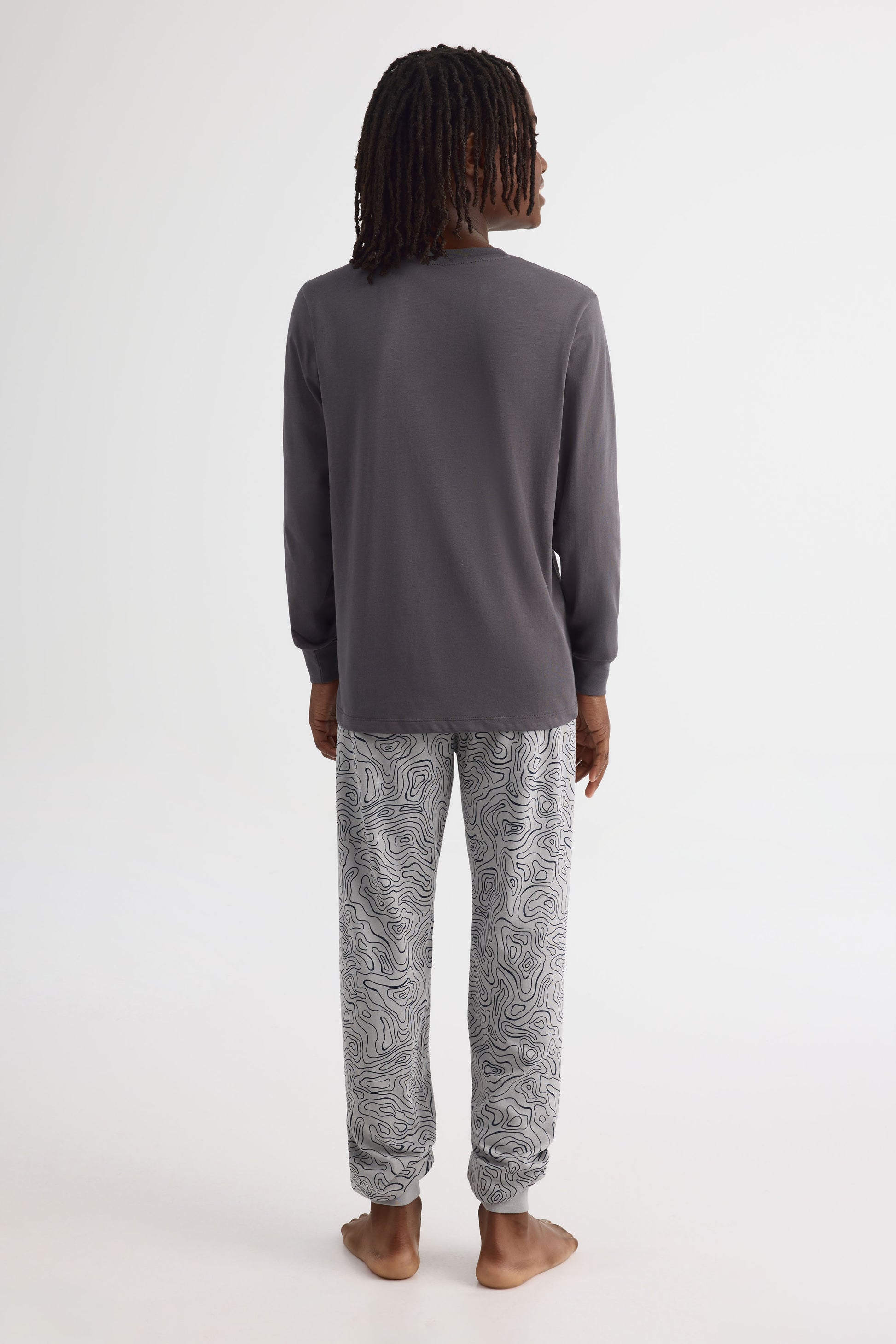 Pyjama 2 pièces graphique 2/40$ – Ado garçon && CHARBON