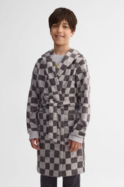 Robe de chambre à capuchon - Ado garçon && GRIS MULTI
