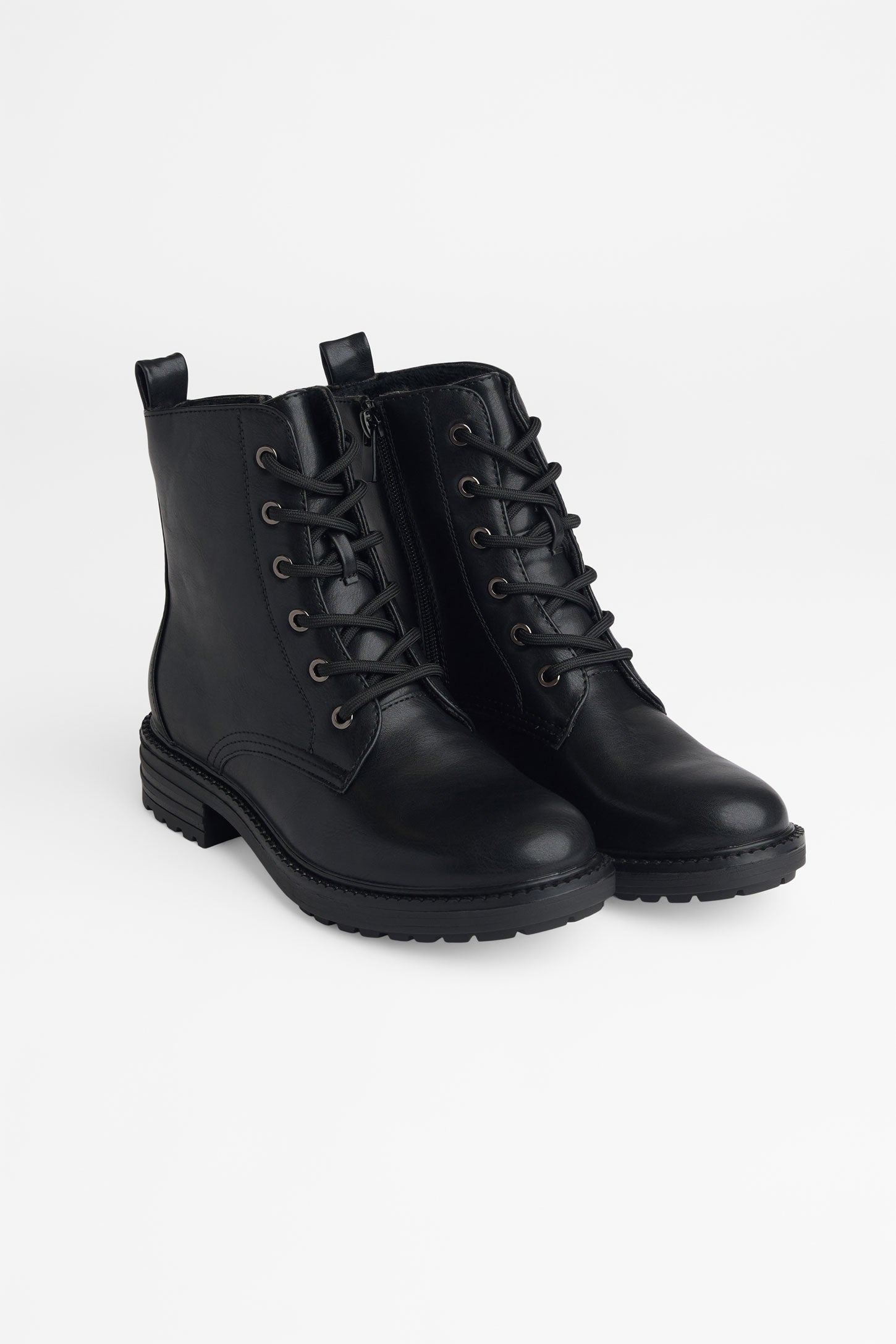 Bottes militaire doublées - Femme && NOIR