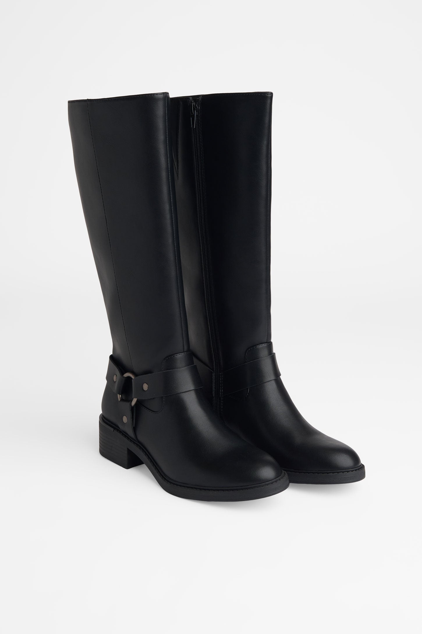 Bottes haute en nubuck - Femme && NOIR