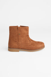 Botillons style western en faux suède - Ado fille && BRONZÉ
