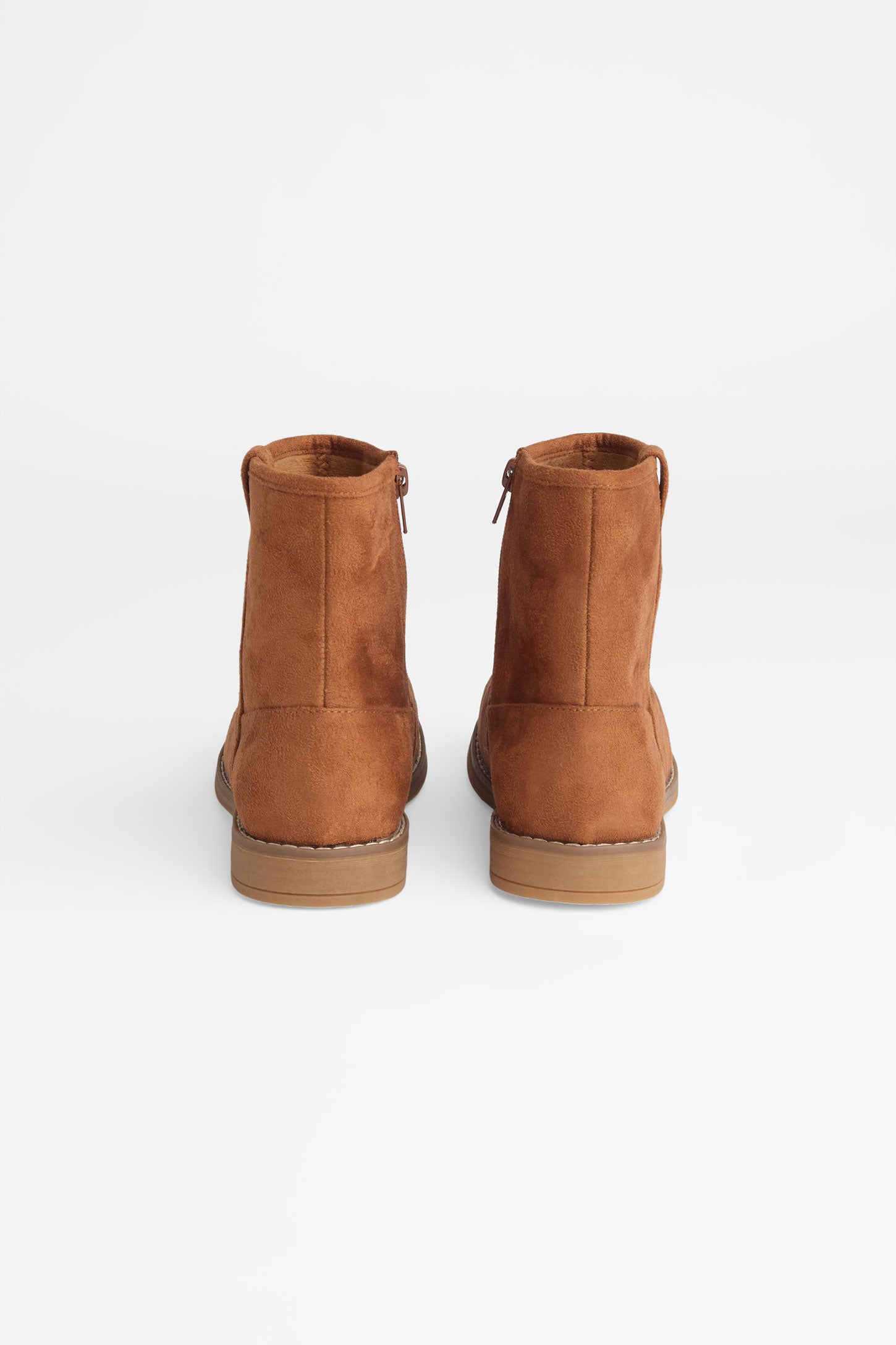 Botillons style western en faux suède - Ado fille && BRONZÉ