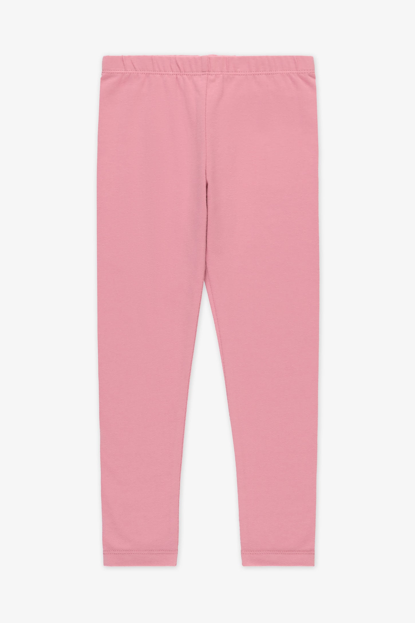 Legging uni stretch à taille élastique 2/20$ - Enfant fille && ROSE FUCHSIA