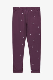 Legging imprimé stretch 2/20$ - Enfant fille && AUBERGINE