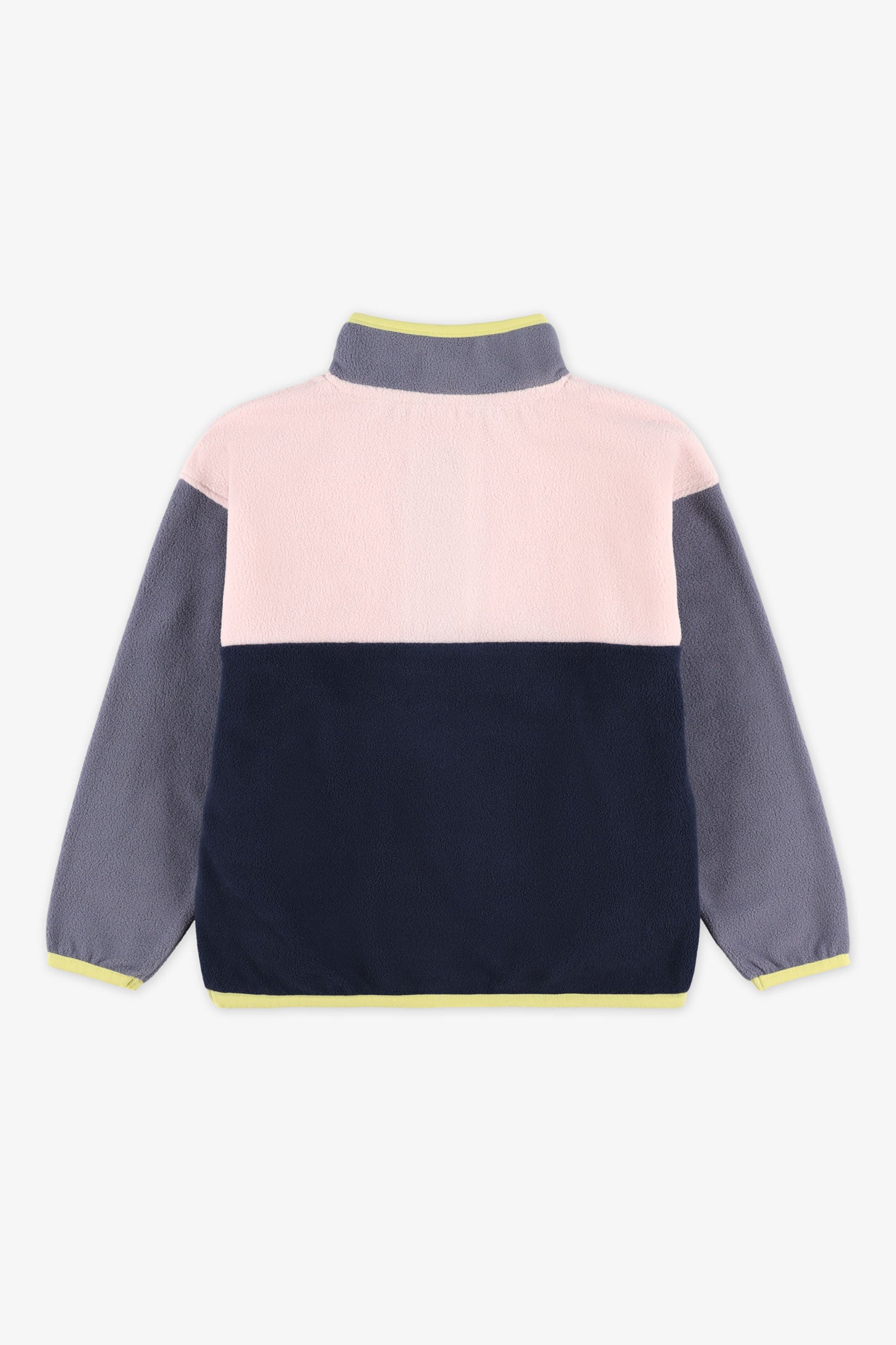 Chandail col montant mircopolaire - Enfant fille && GRIS