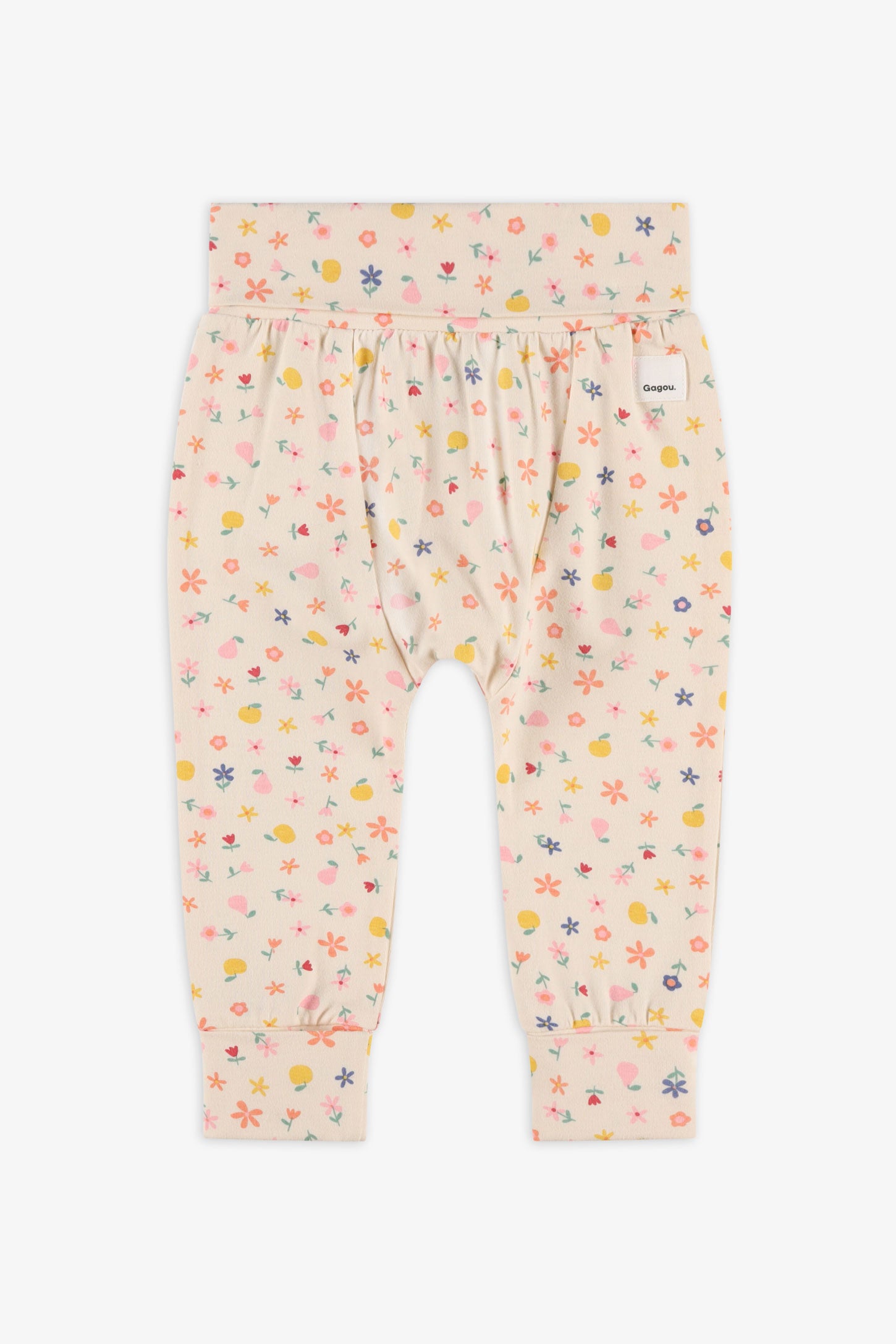 Legging évolutif imprimé en stretch - Bébé fille && BLANC CASSÉ/MULTI