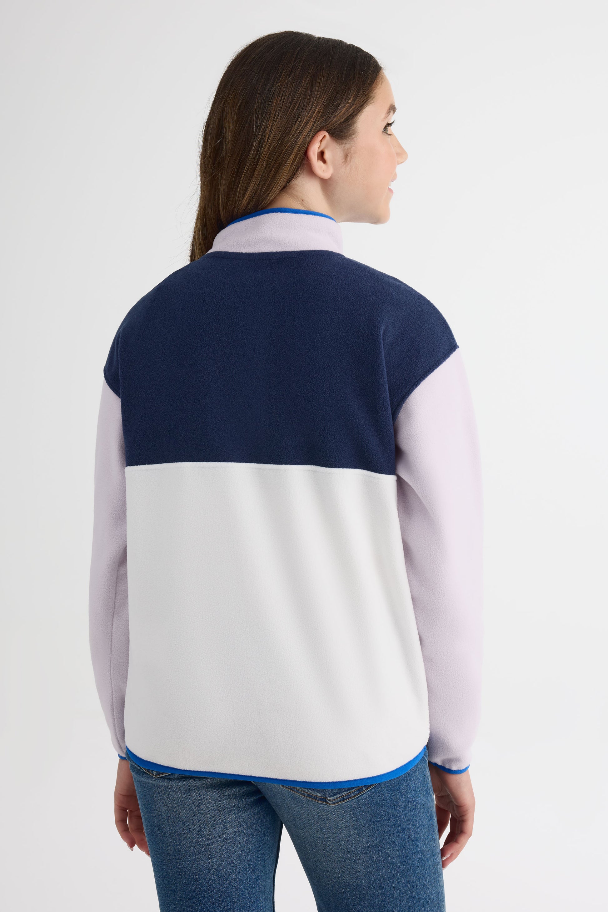 Chandail blocs de couleurs - Ado fille && LILAS