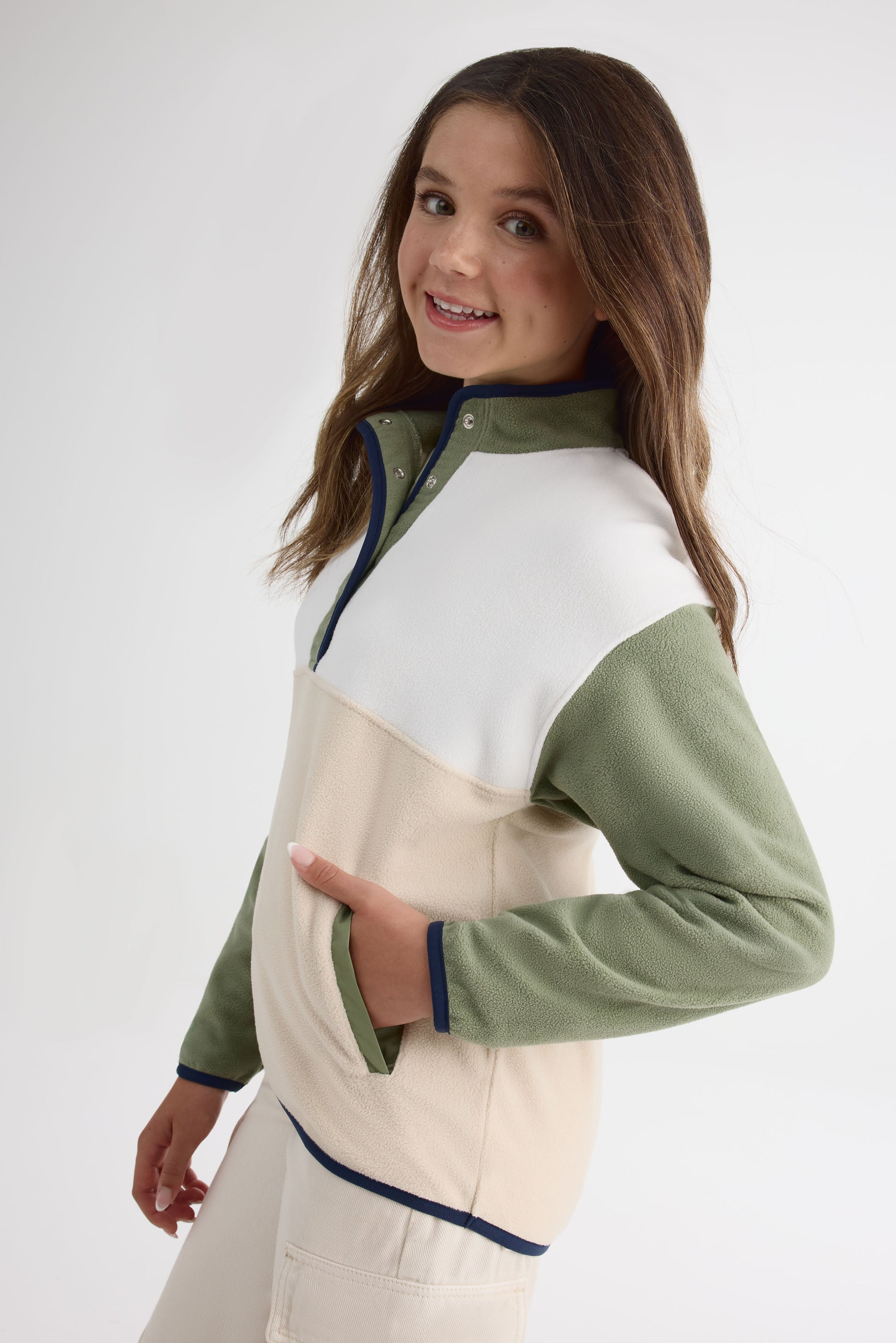 Chandail blocs de couleurs - Ado fille && SARCELLE