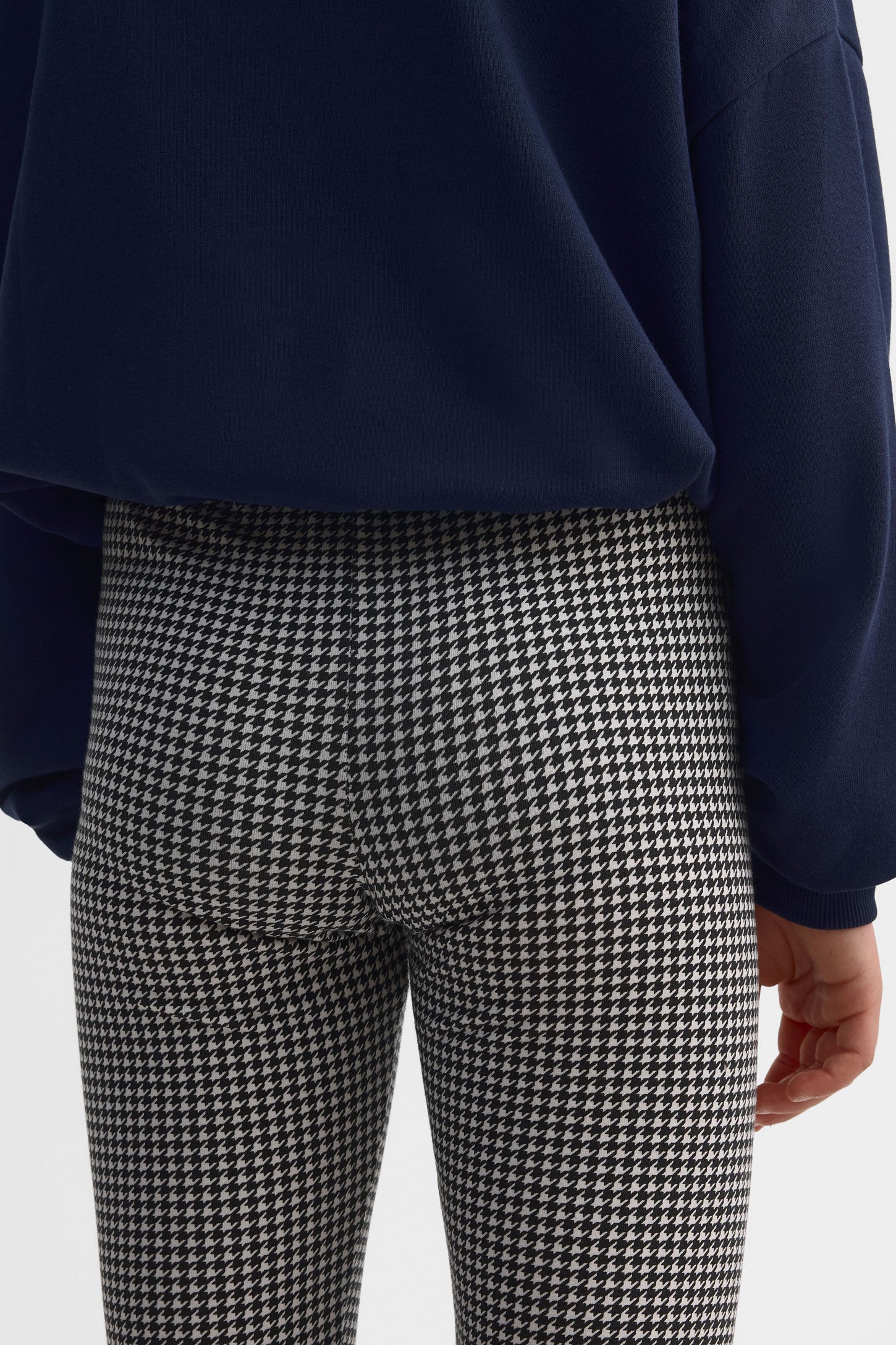 Legging élastique à carreaux 2/25$ - Ado fille && BLANC CASSÉ/MULTI