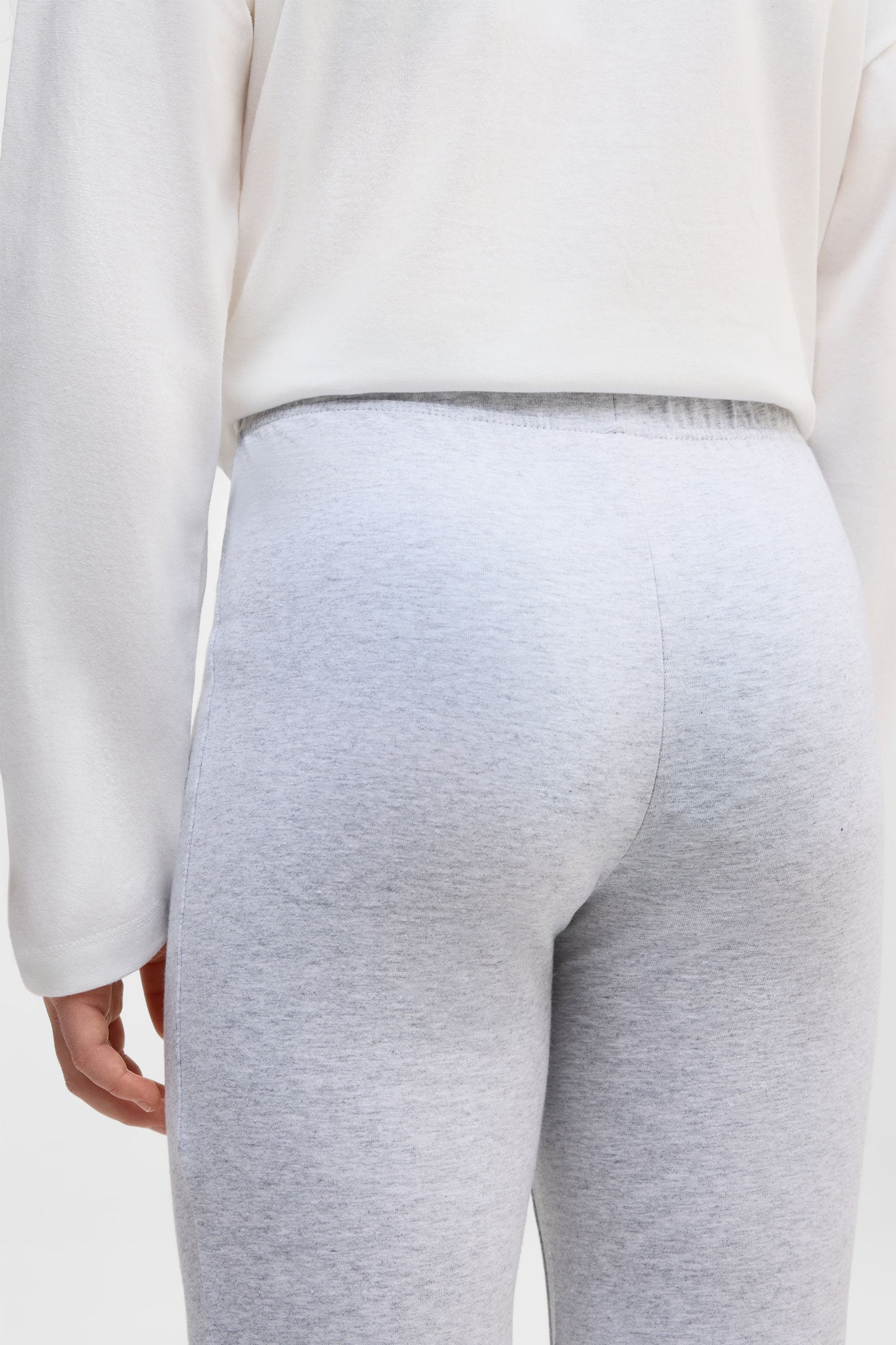 Legging jambe évasée uni 2/25$- Ado fille && GRIS MIXTE