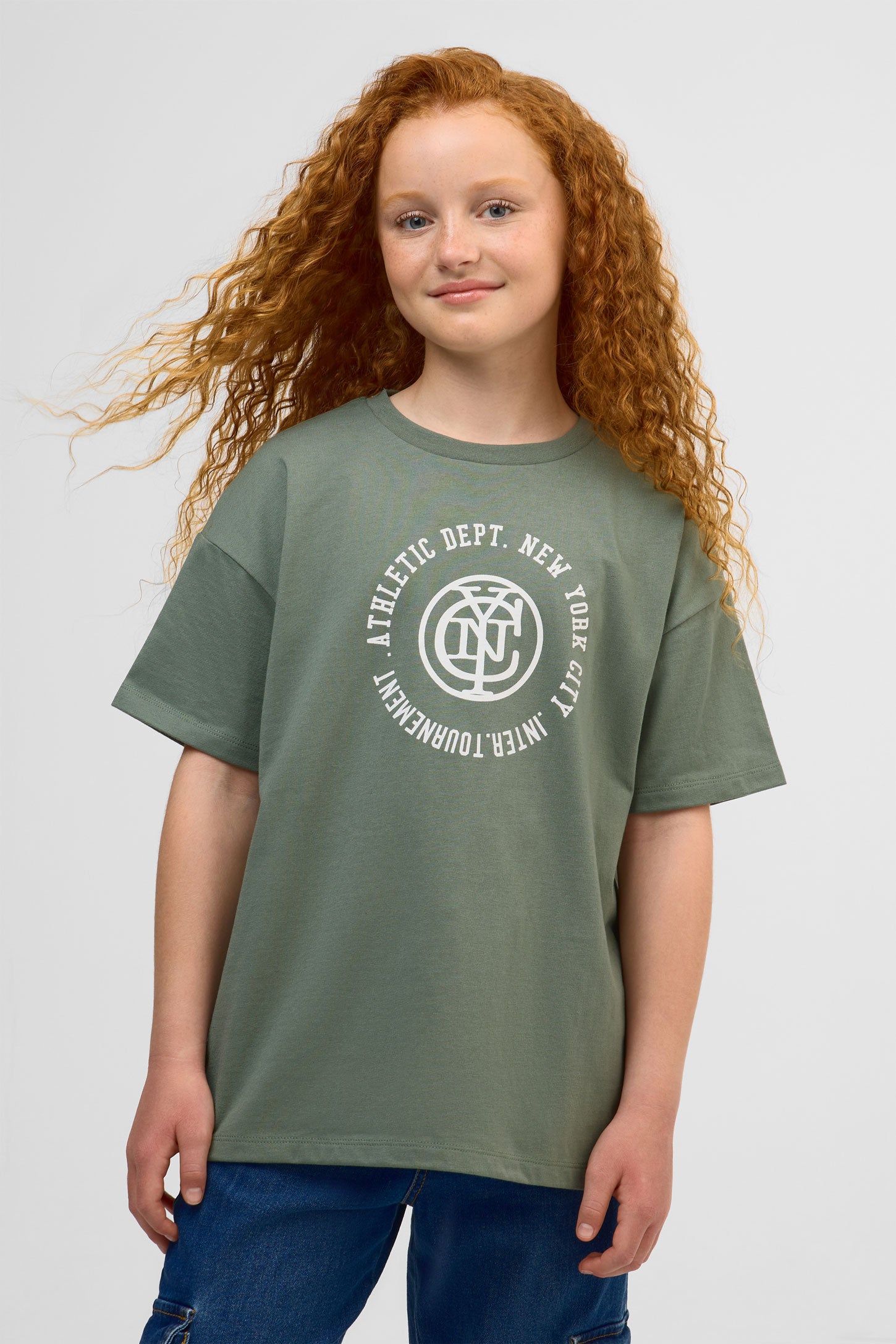 T-shirt graphique uni manches courtes, 2/25$ - Ado fille && SARCELLE