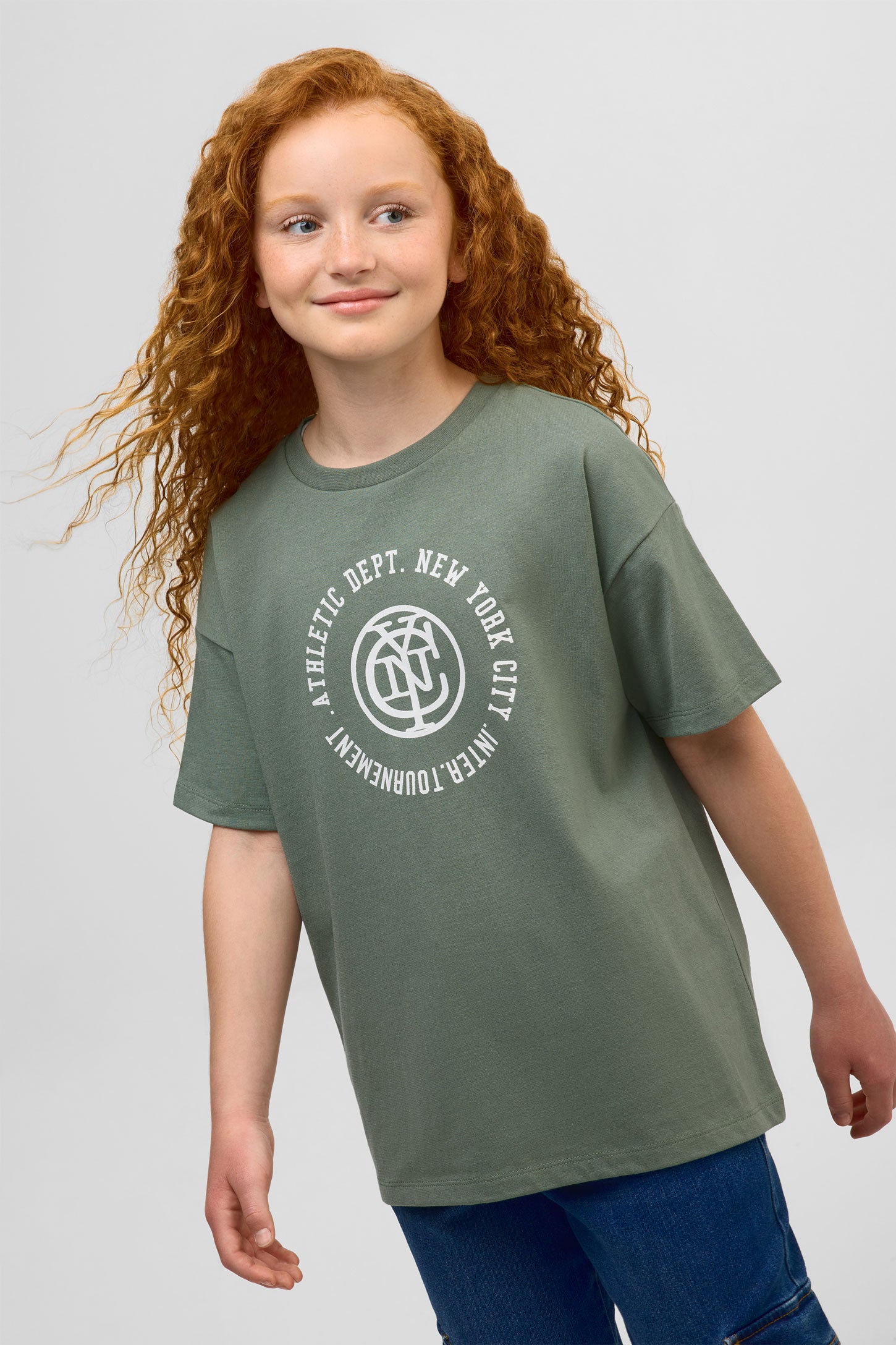 T-shirt graphique uni manches courtes, 2/25$ - Ado fille && SARCELLE