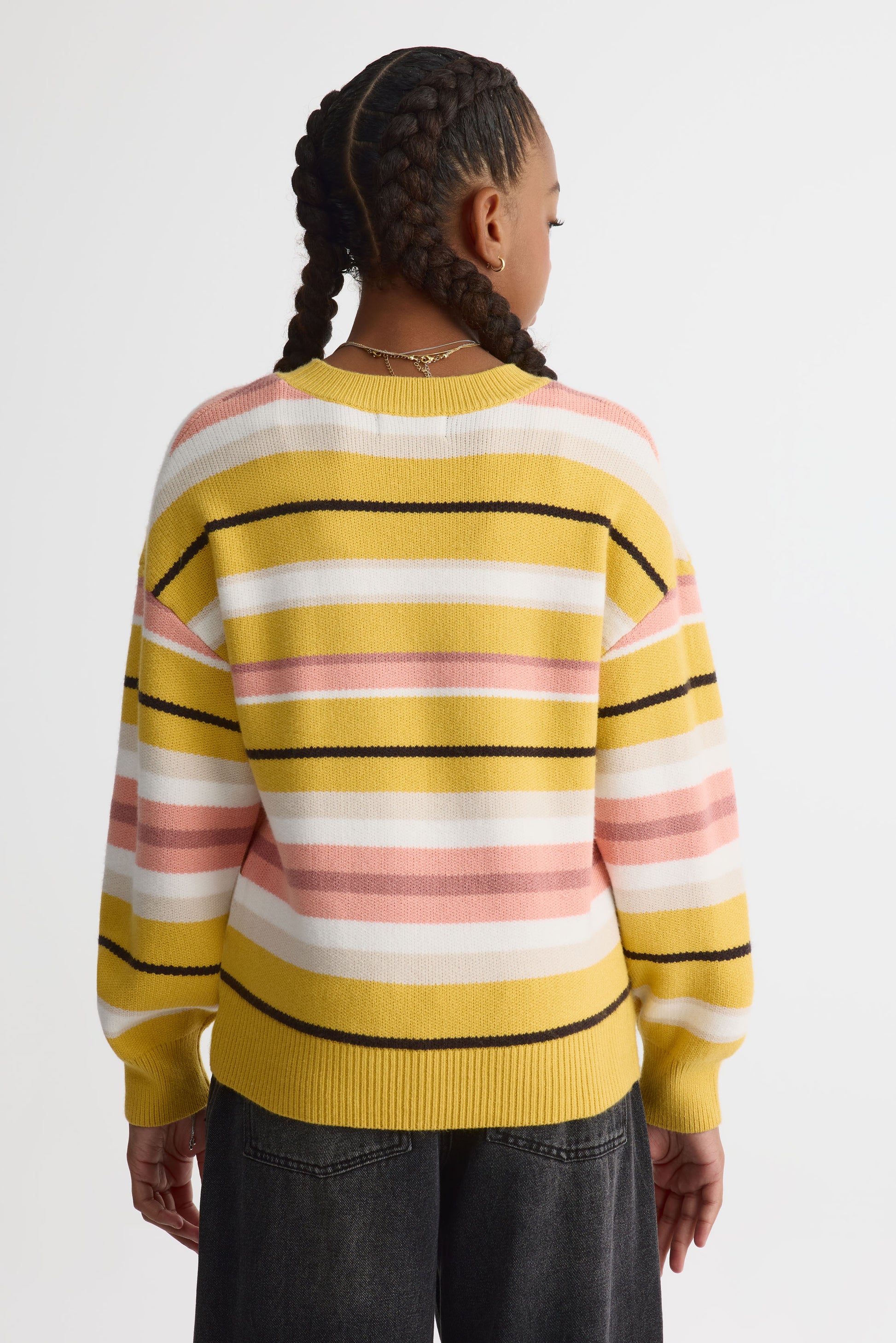 Chandail léger - Ado fille && JAUNE/MULTI