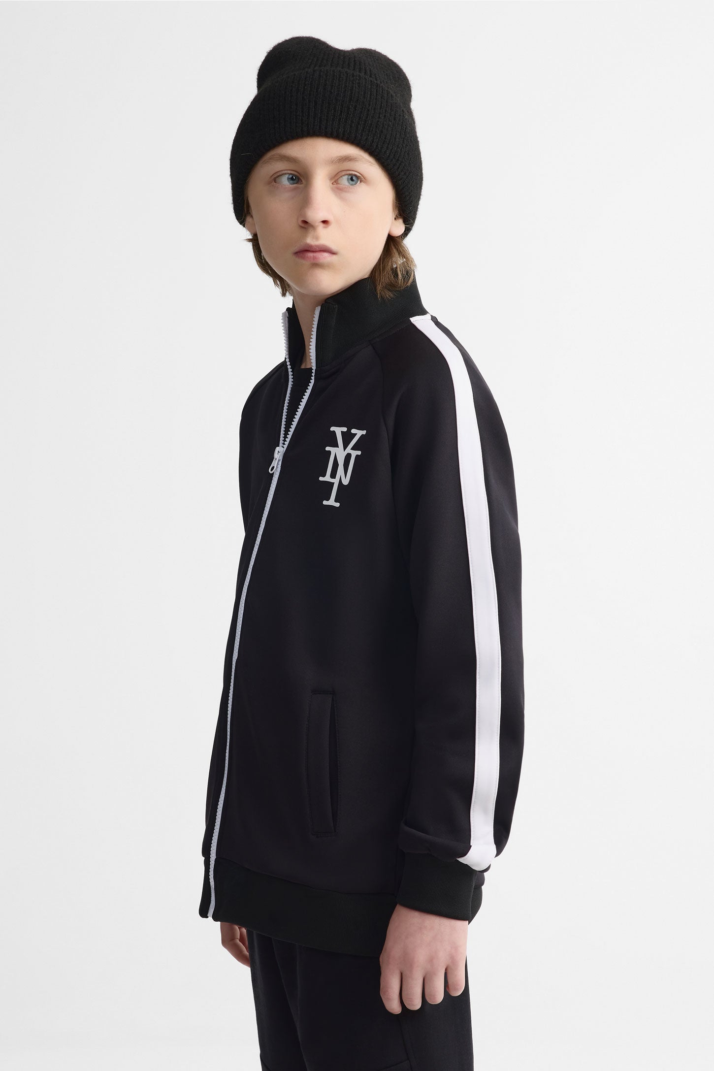 Veste col montant ouaté - Ado garçon && NOIR