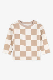 Chandail M/longues boxy imprimé - Bébé garçon && BEIGE/MULTI