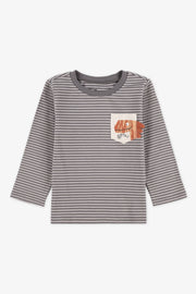 Chandail en jersey extensible - Bébé garçon && GRIS MULTI
