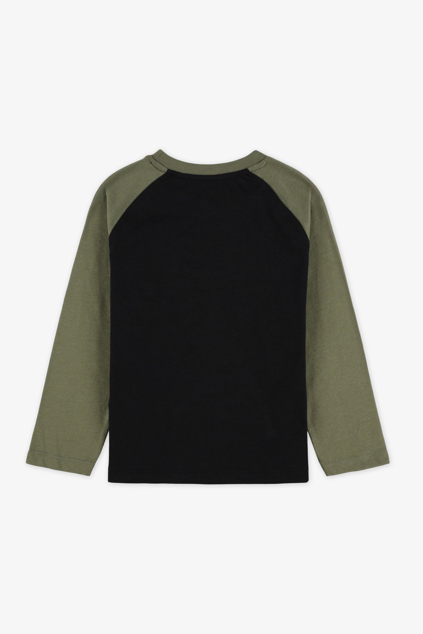 Chandail uni avec imprimé 2/20$ - Enfant garçon && NOIR