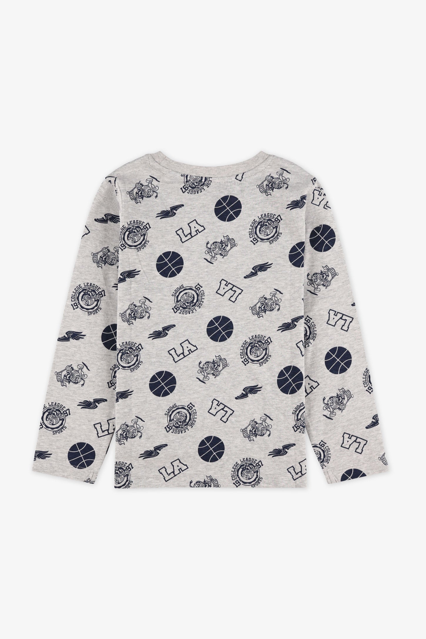 Chandail avec poche 2/20$ – Enfant garçon && GRIS MULTI