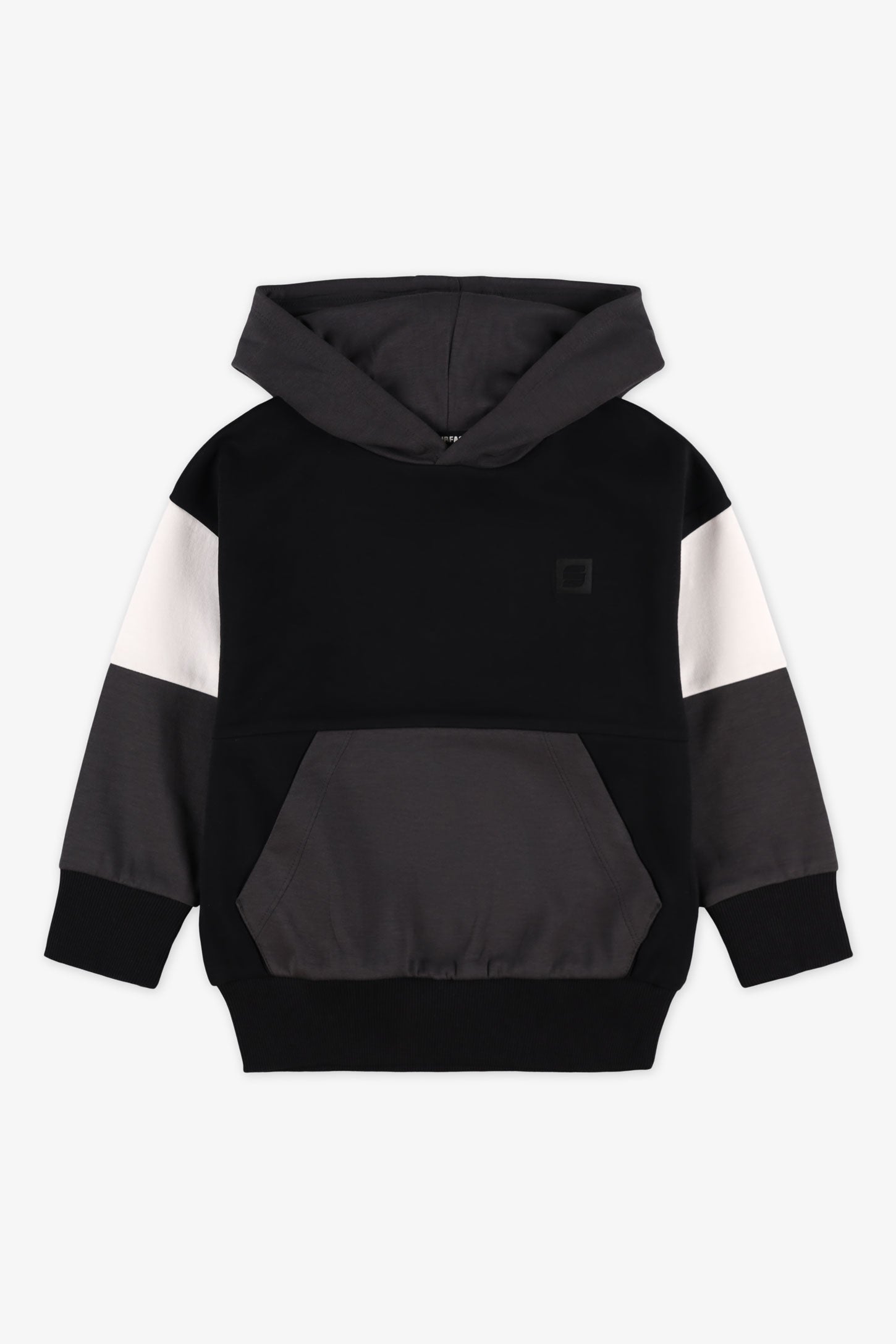 Chandail ouaté color block - Enfant garçon && NOIR