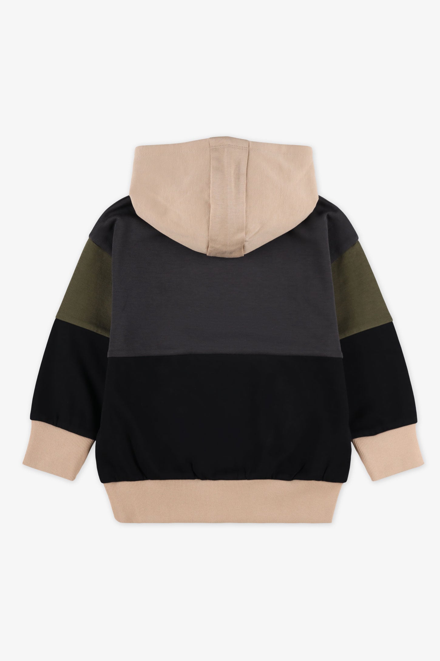 Chandail ouaté color block - Enfant garçon && CHARBON