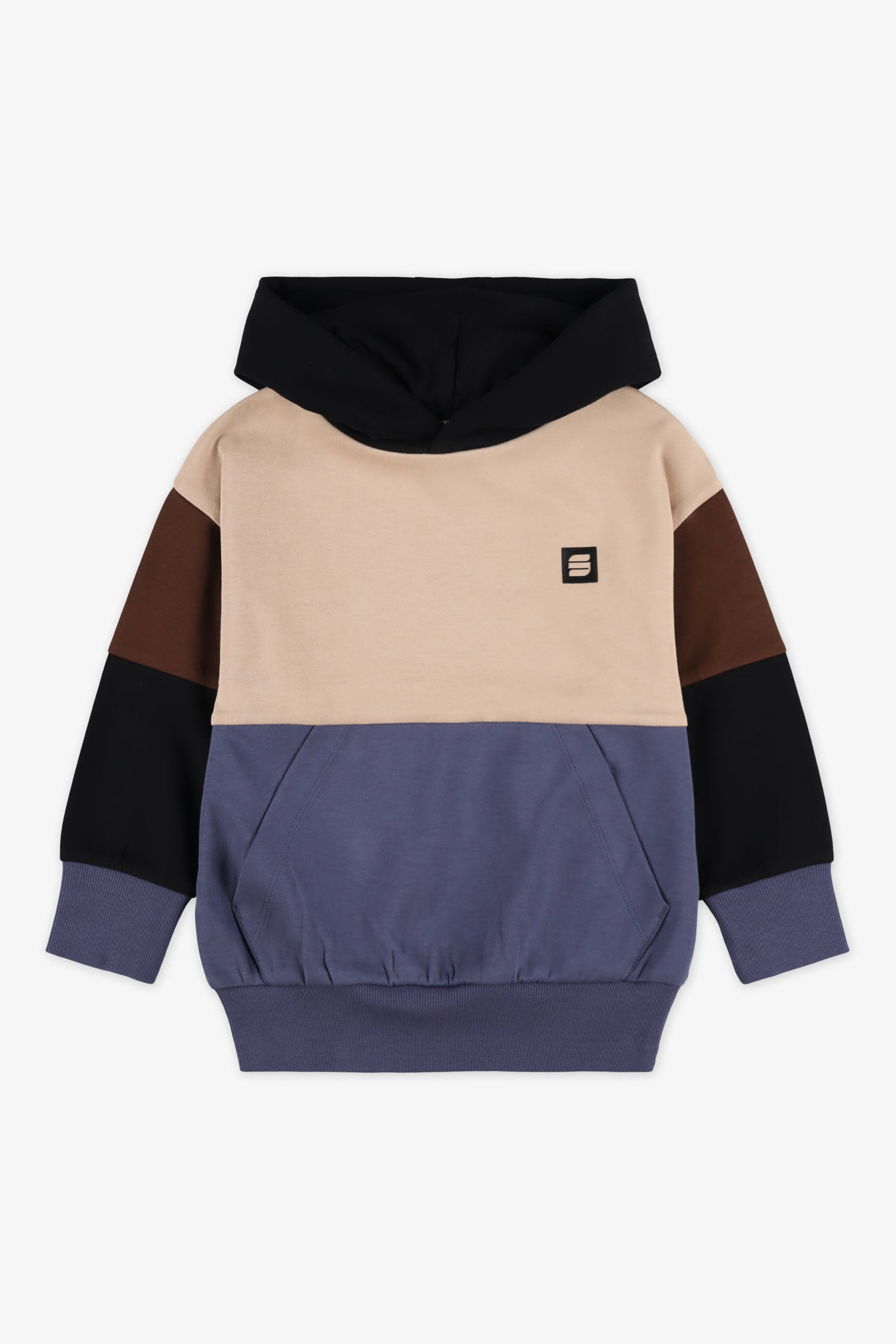 Chandail ouaté color block - Enfant garçon && MARIN