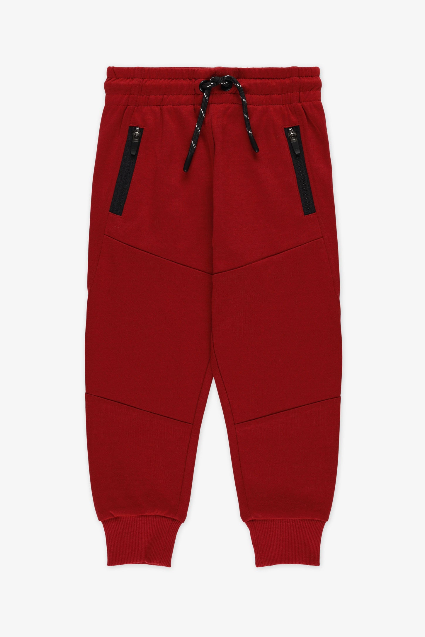 Pantalon jogger coton - Enfant garçon && ROUGE